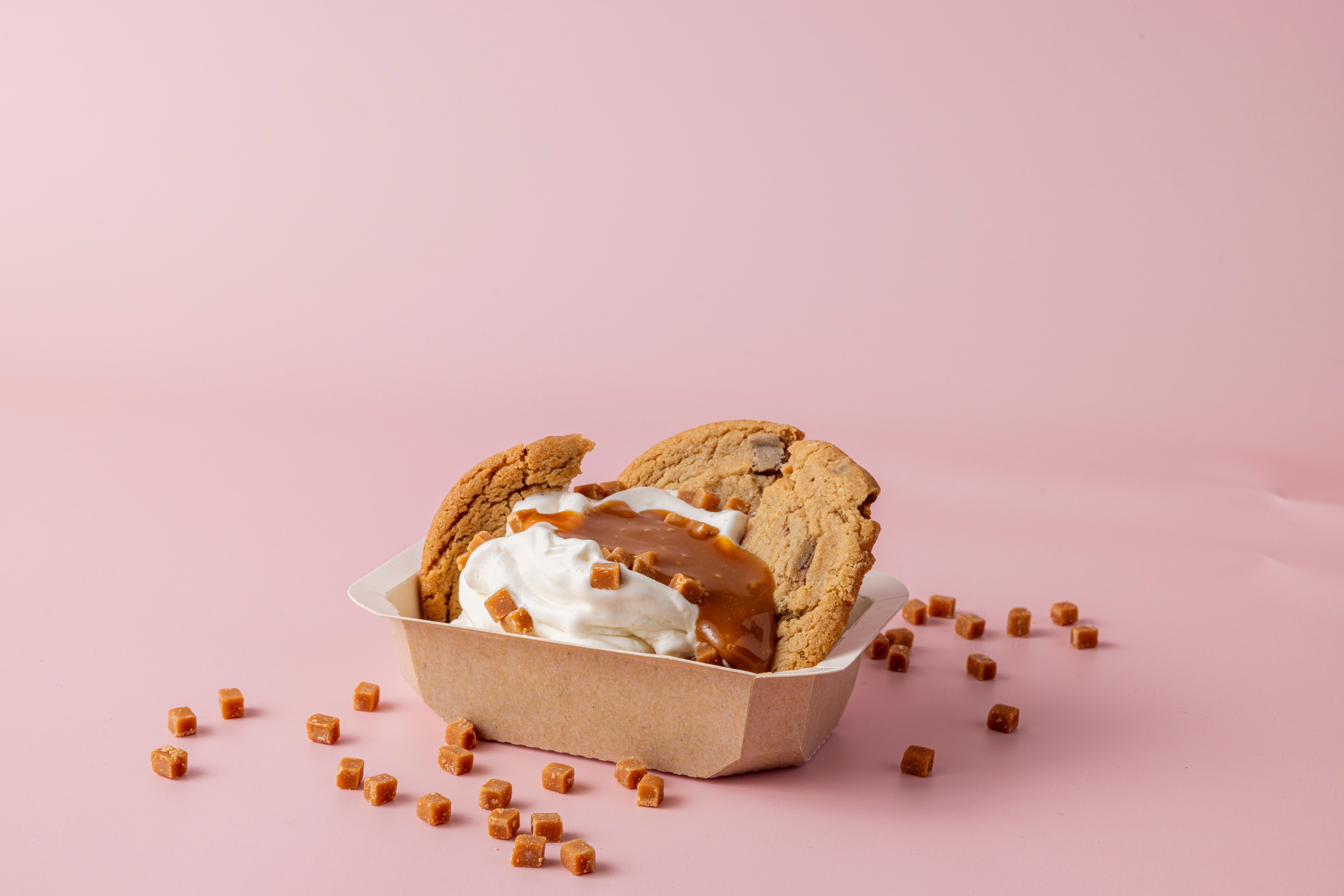 Cookie med Softisvulkan