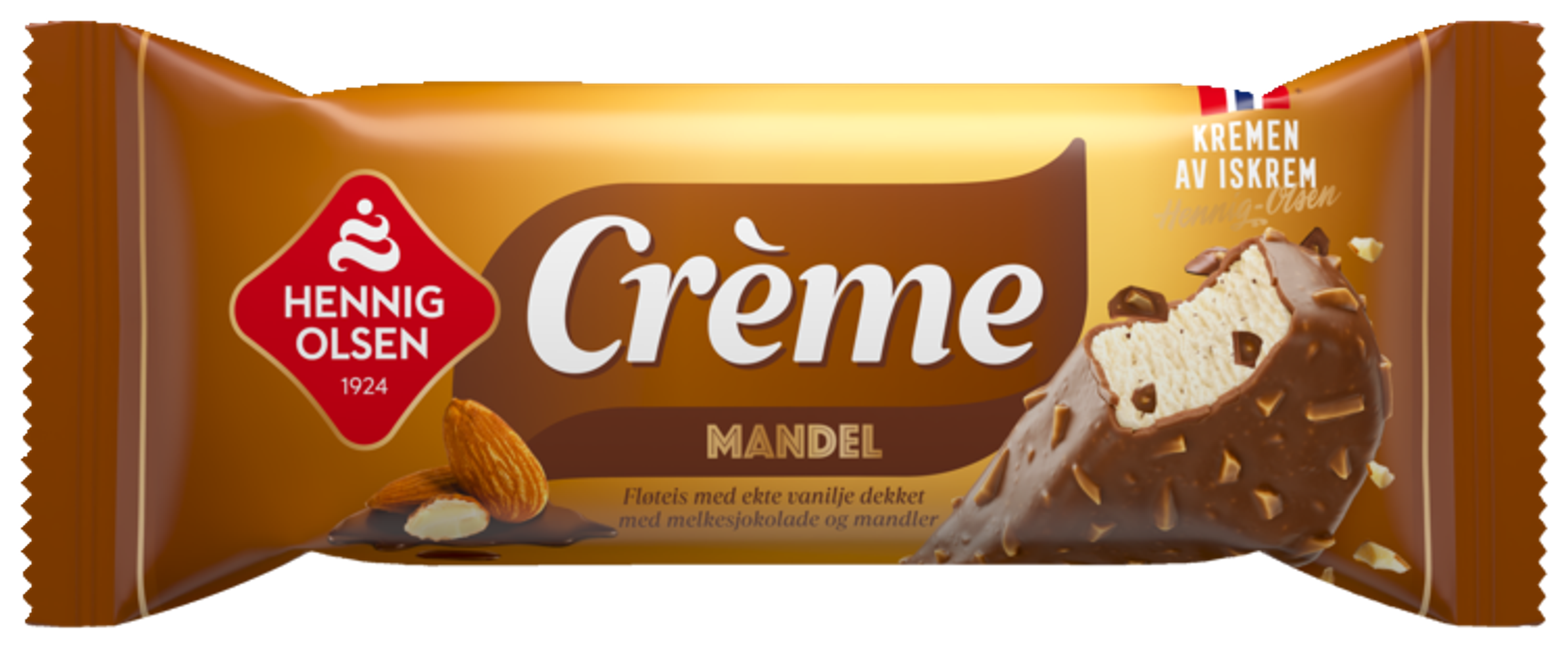 Creme Mandel Fløteis - 1N