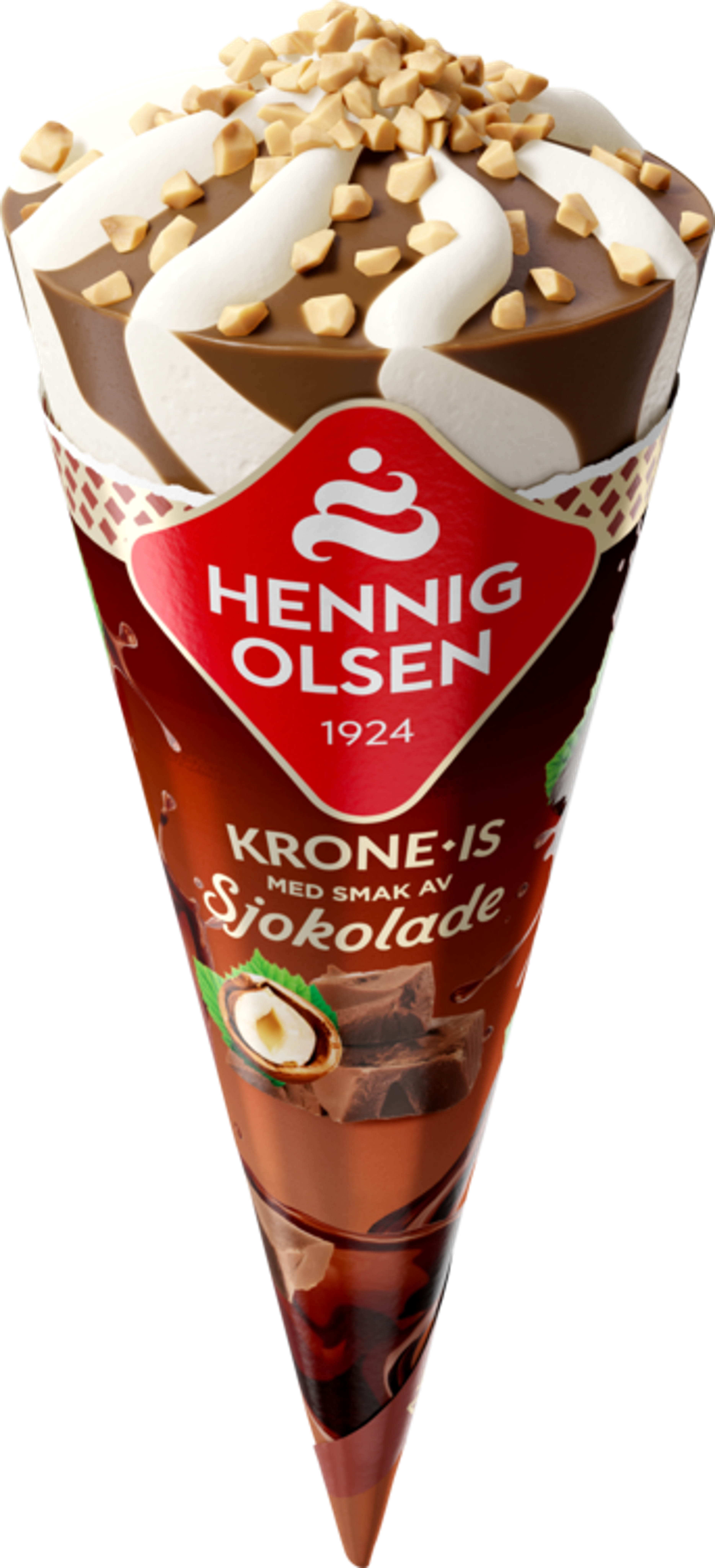 Krone-is Sjokolade 125 ml Fløteis - 2X