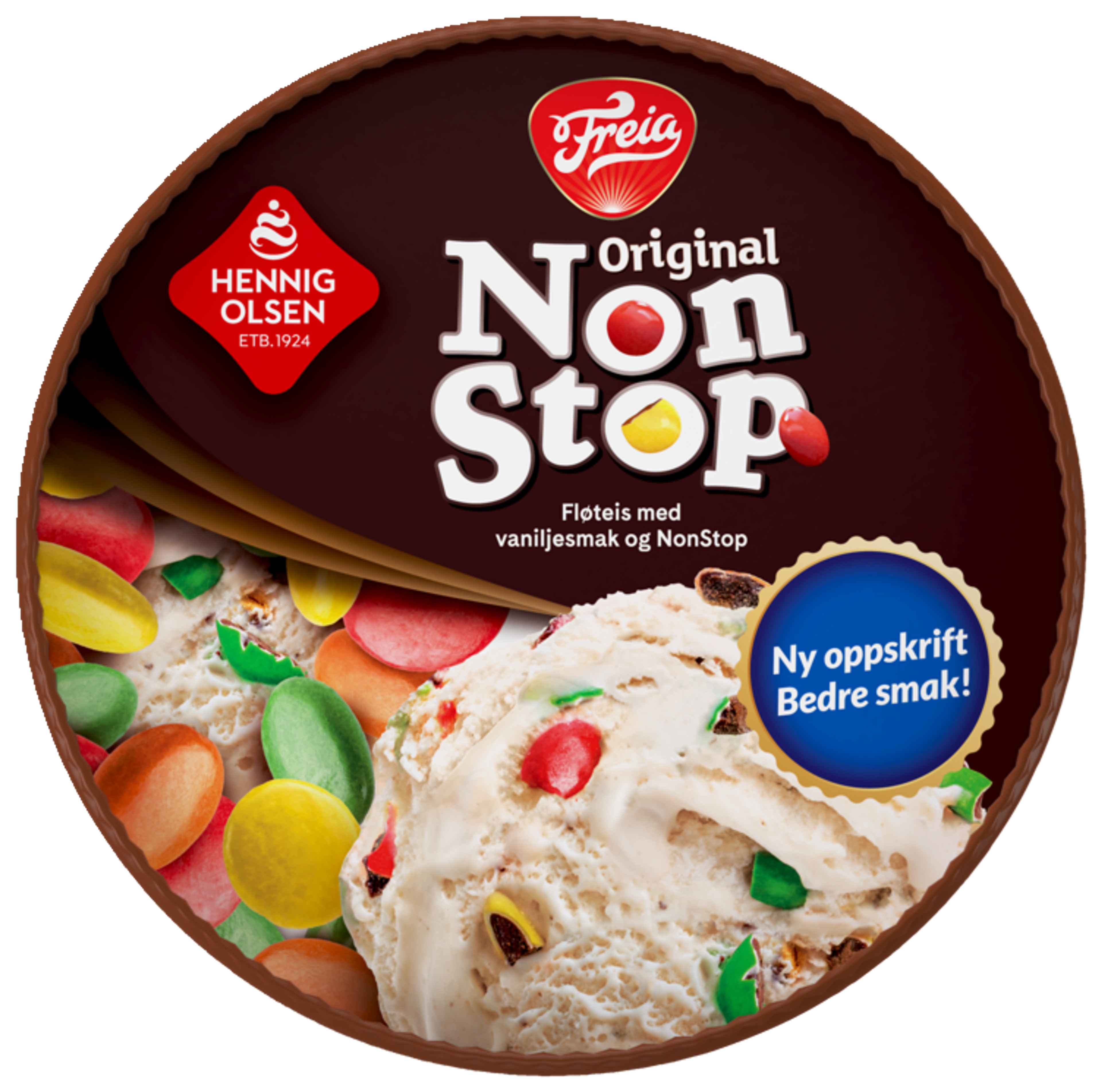 Freia Non Stop Fløteis med Vaniljesmak Beger 450ml - 3N