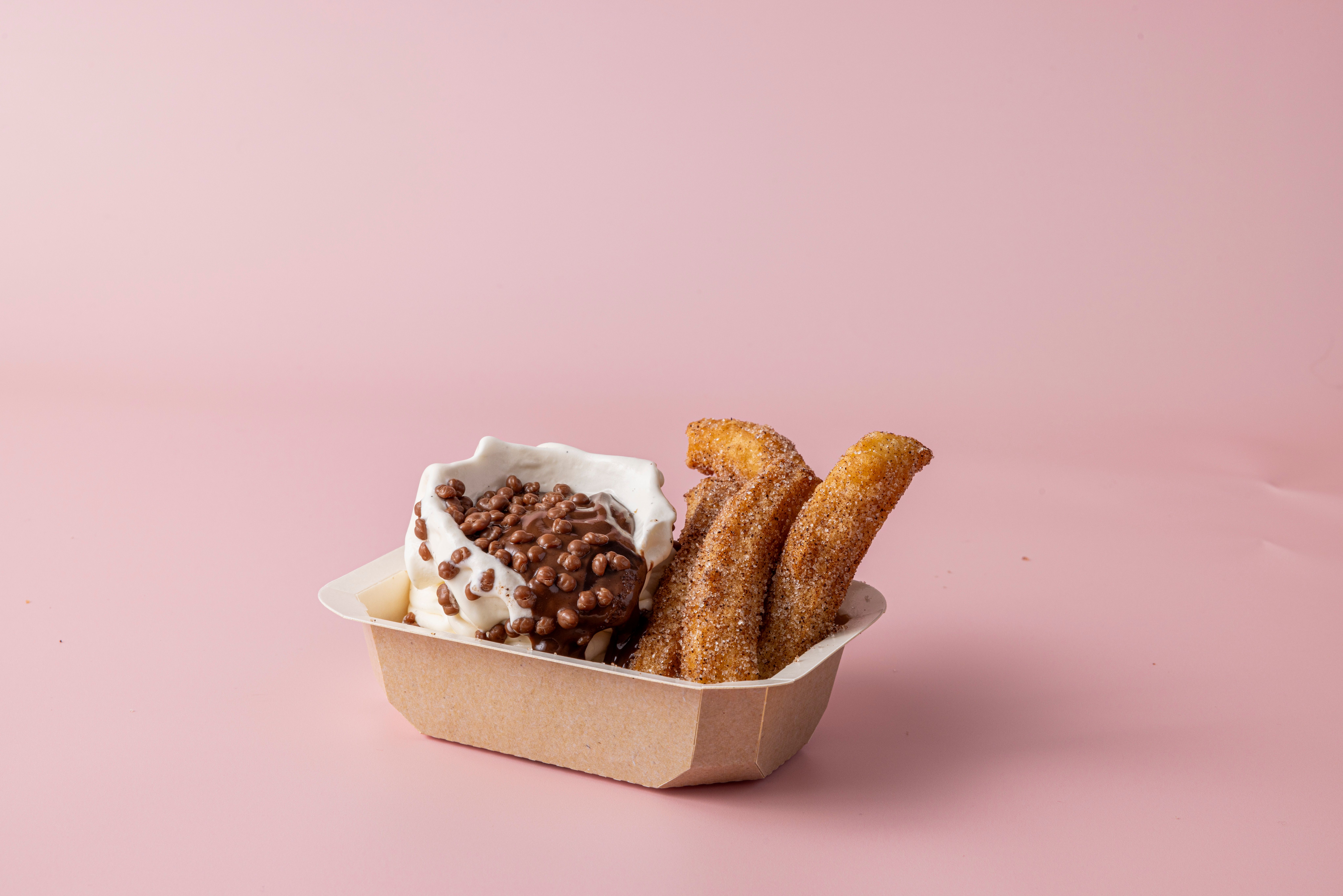 Churros med Softisvulkan