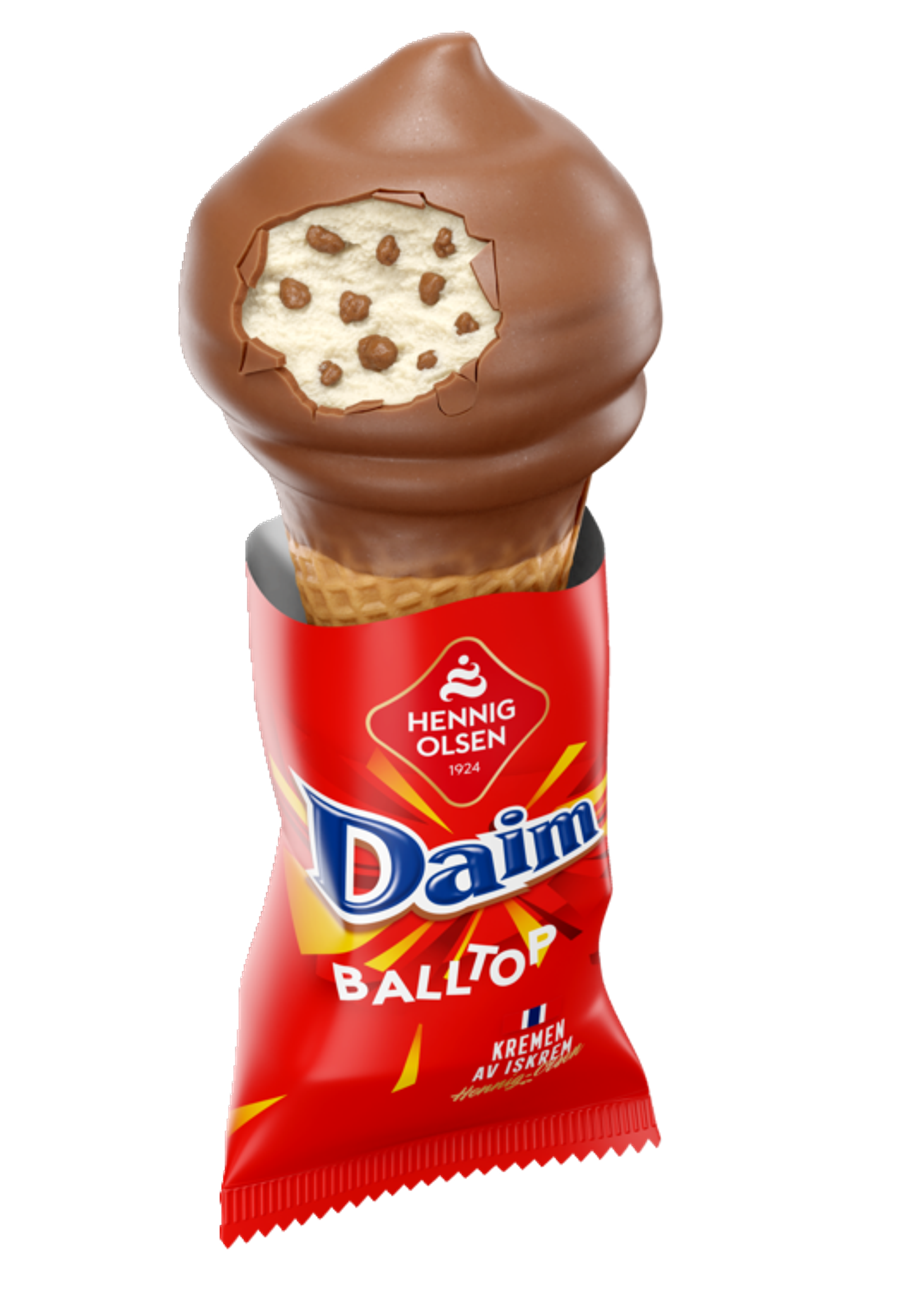 Daim Balltop Fløteis - 1X