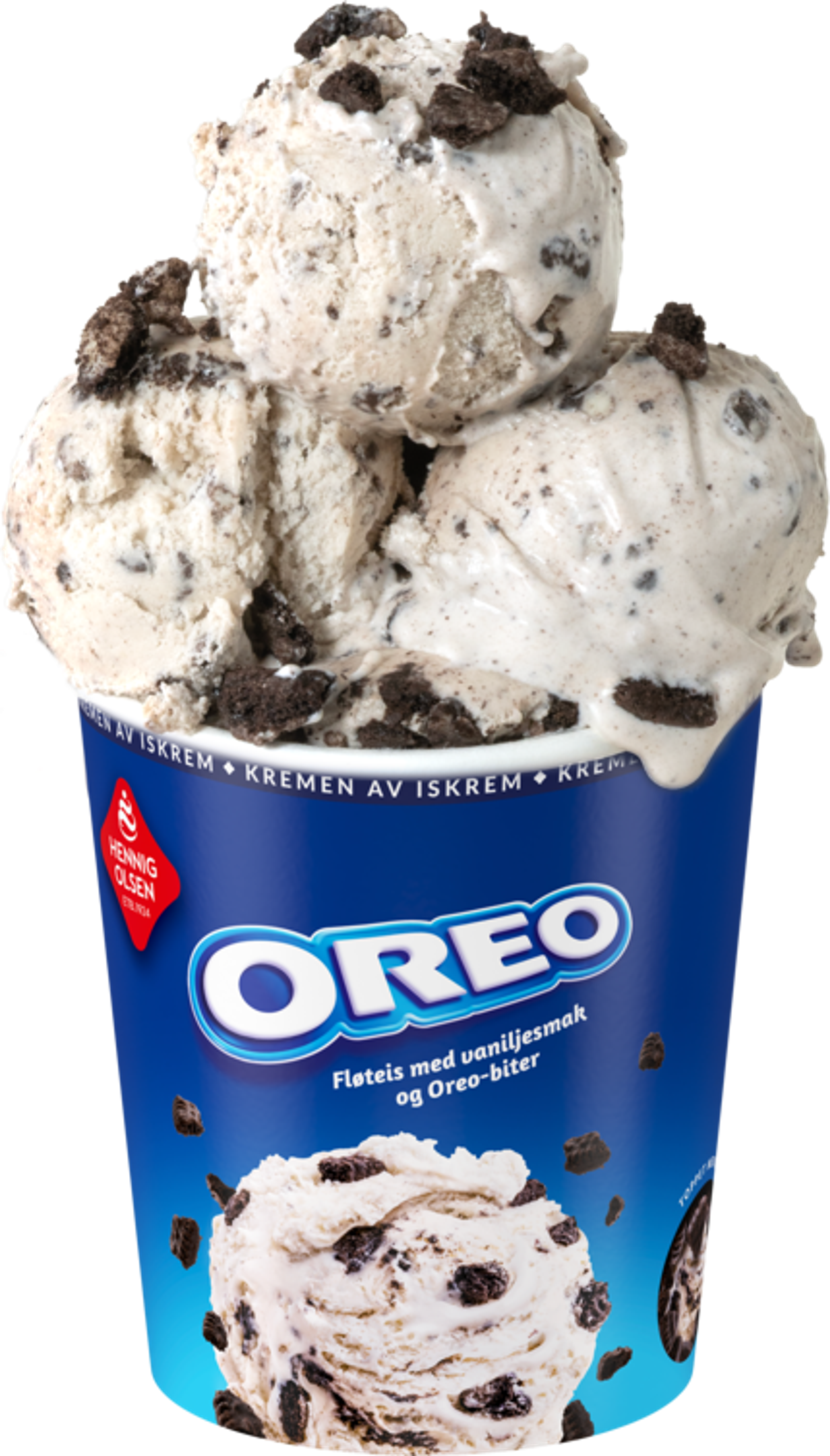 Oreo Fløteis med Vaniljesmak Beger 0.45l - 1X