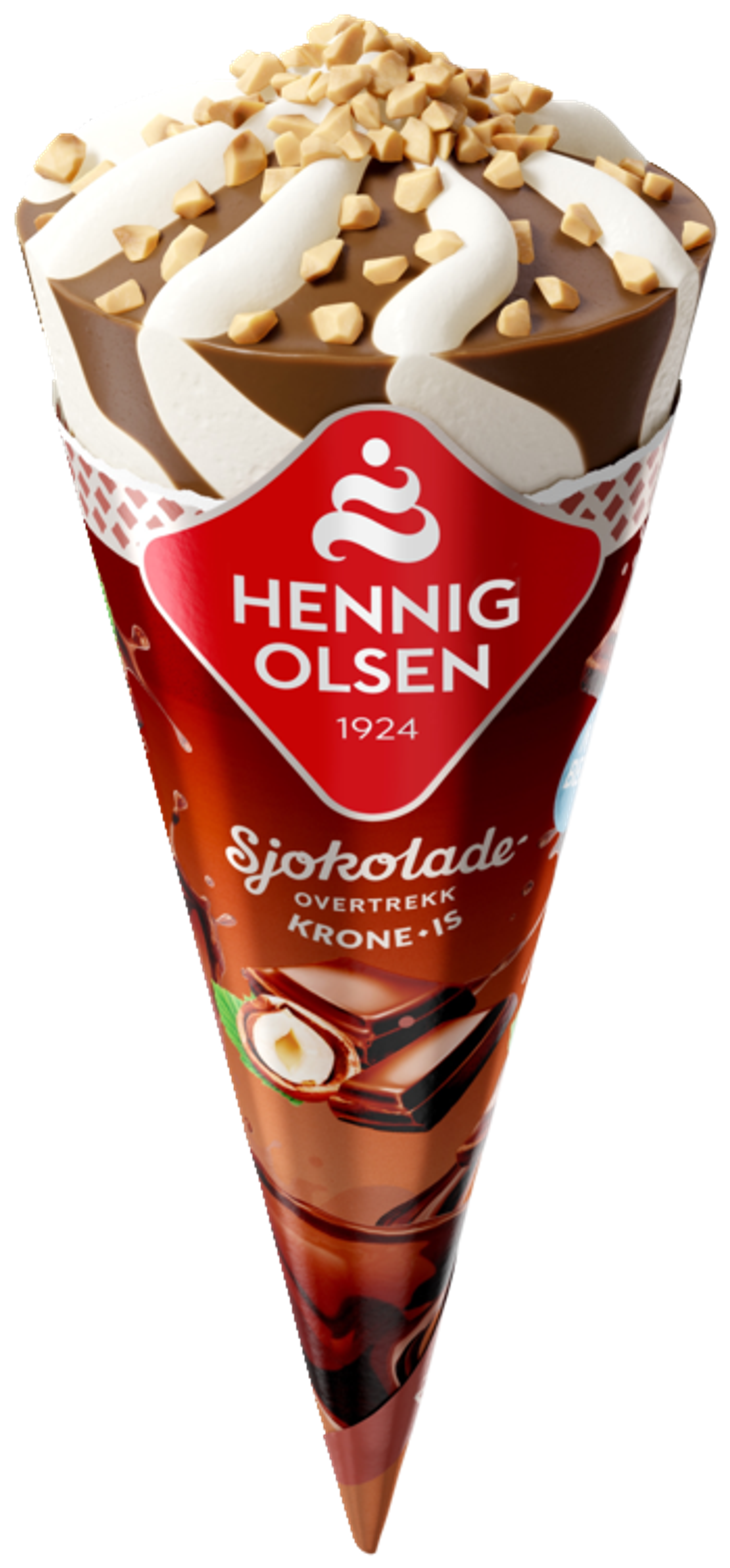 Krone-is Sjokolade 125 ml Fløteis - 1X