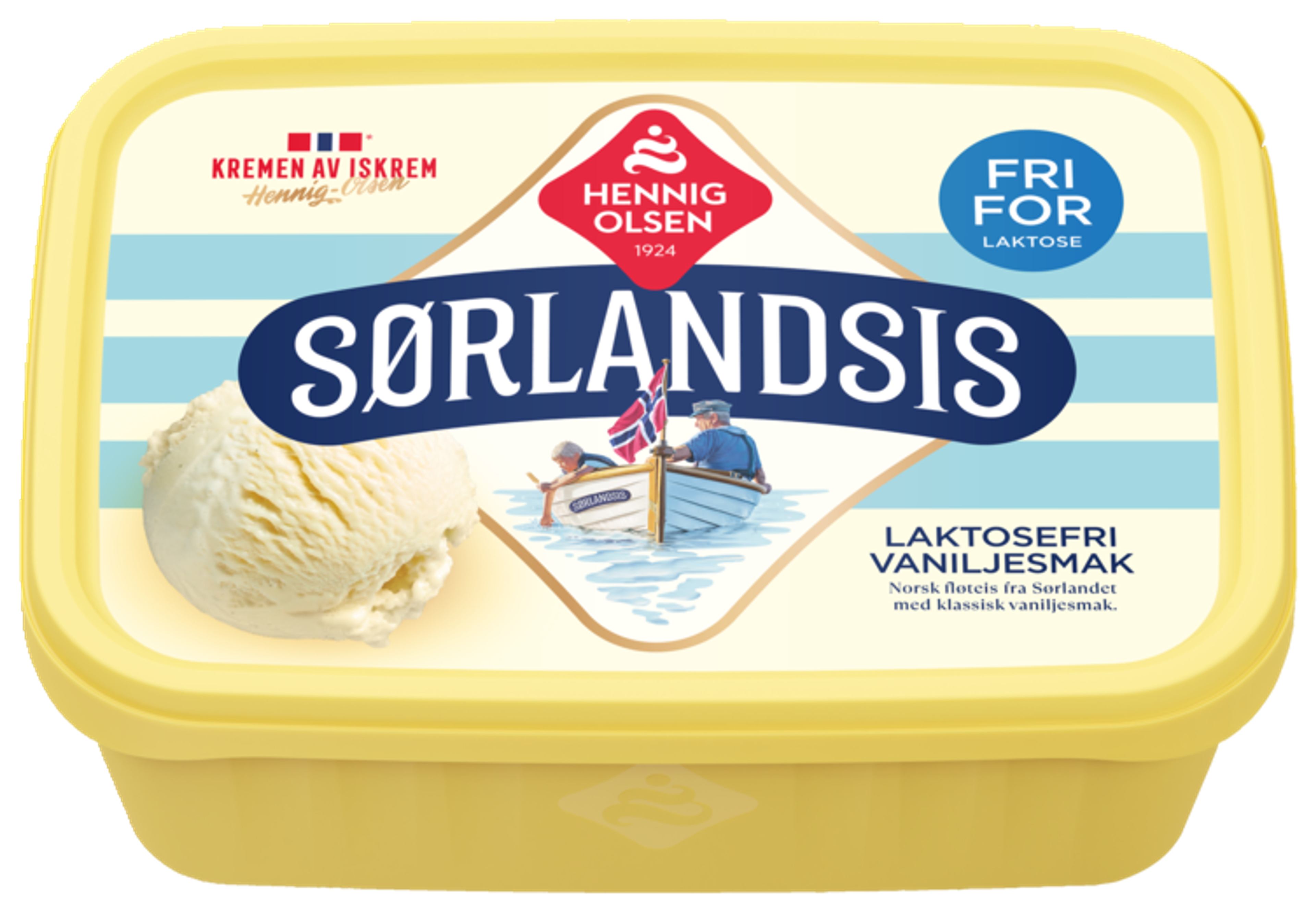 Sørlandsis Laktosefri 1,2l Fløteis - 1C