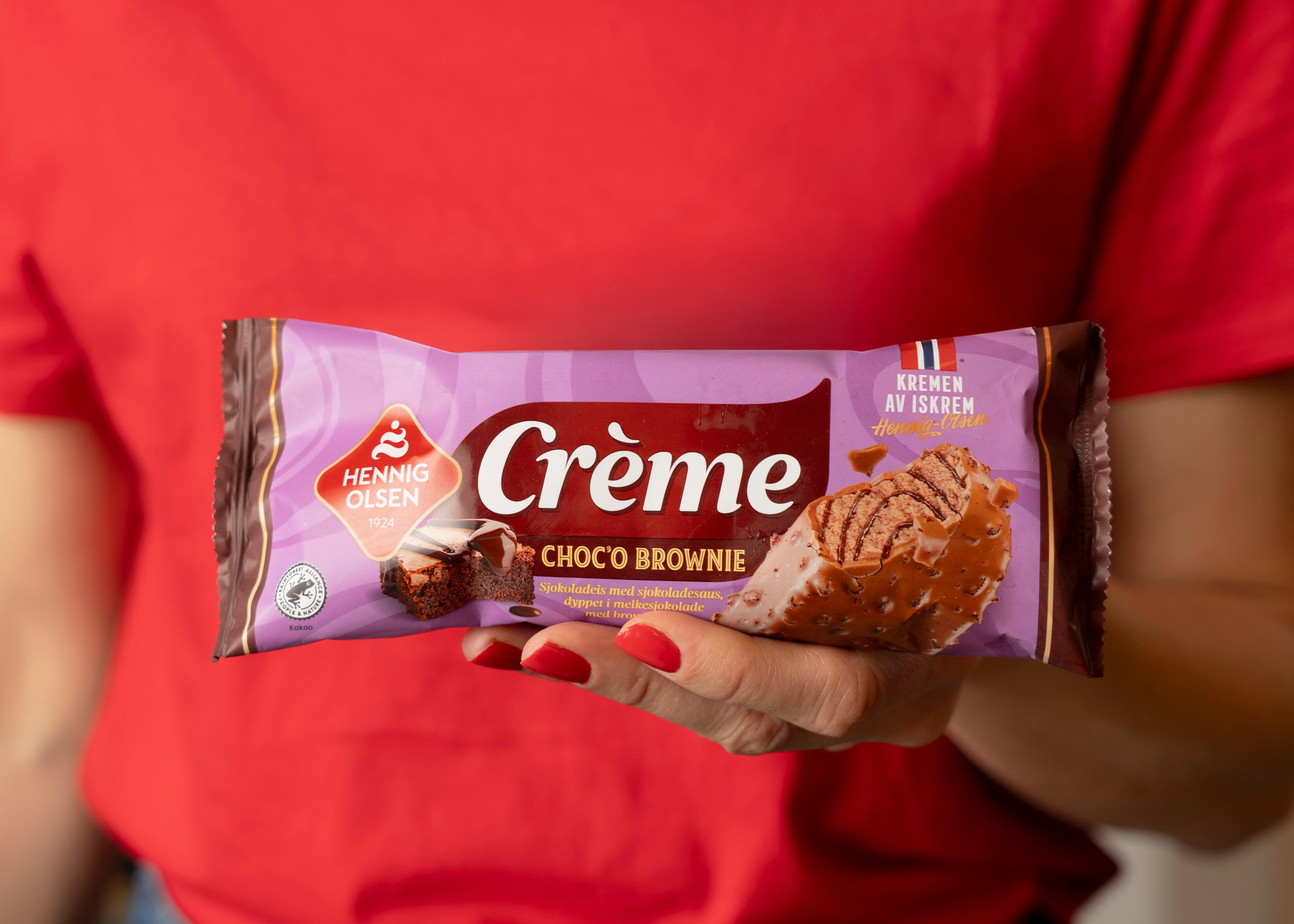 Crème Choc’o browie er en farlig god nyhet fra Hennig-Olsen