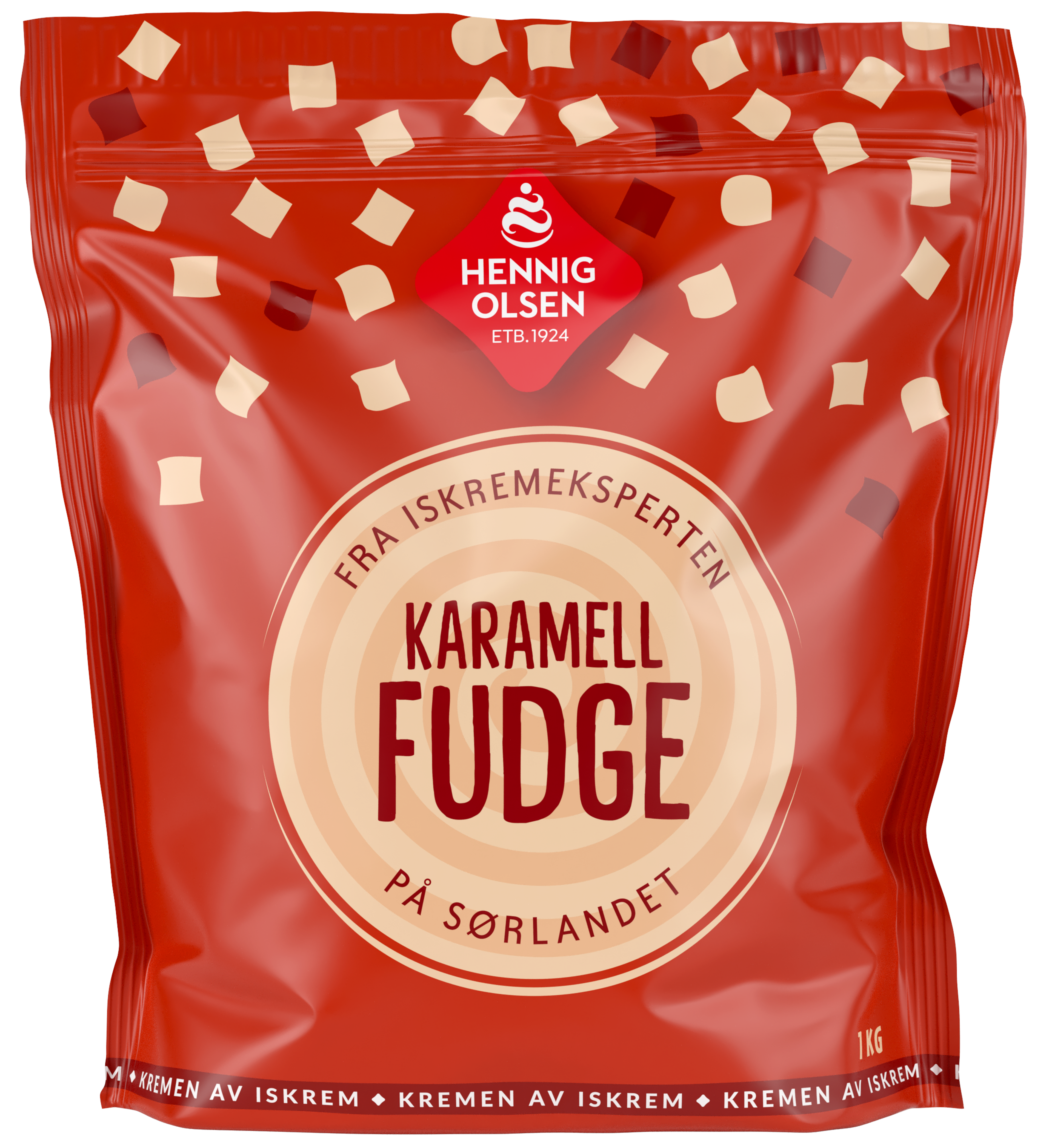 Karamellfudge Strøssel 1kg