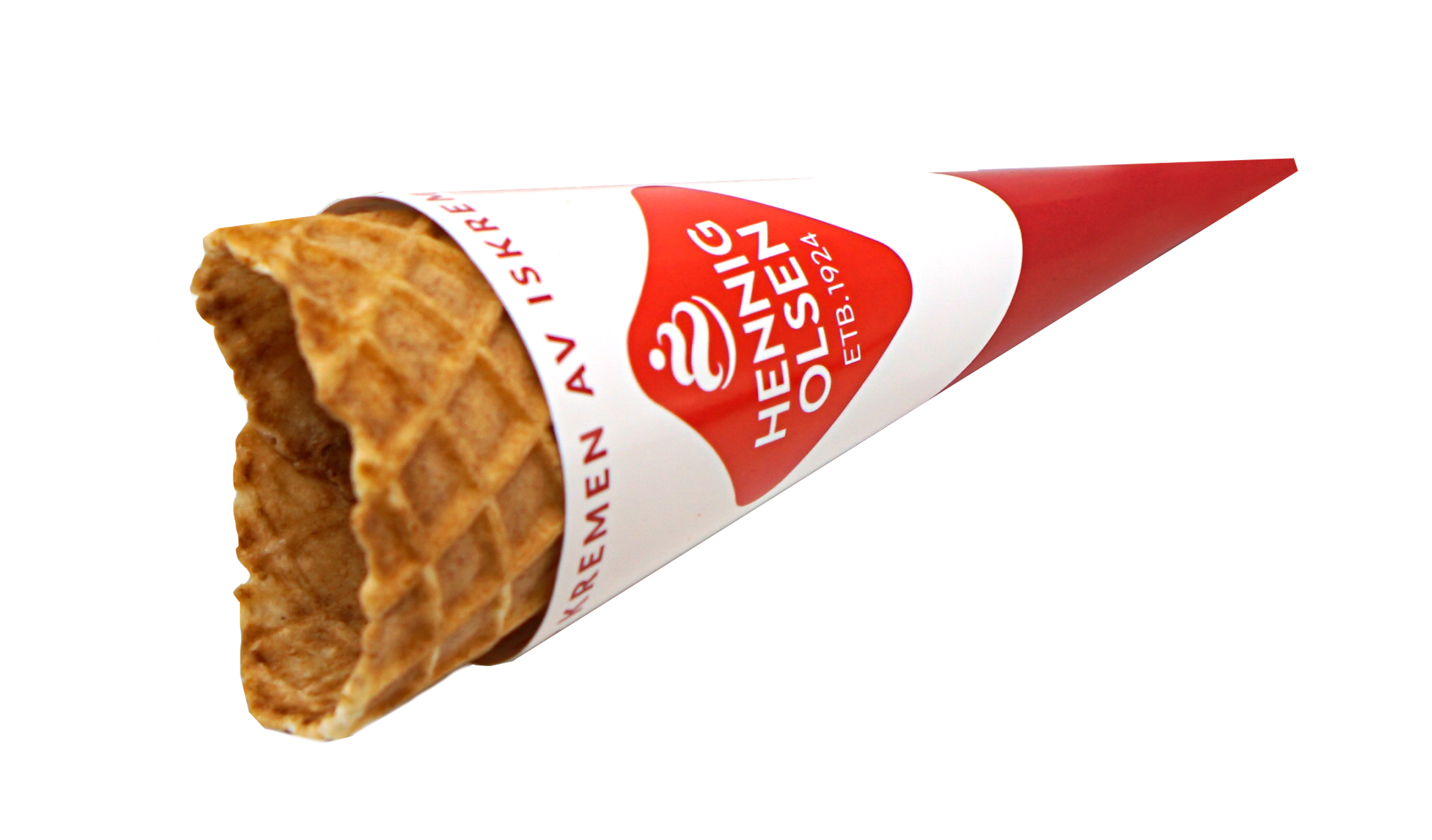 Isvaffel Liten m/stryll