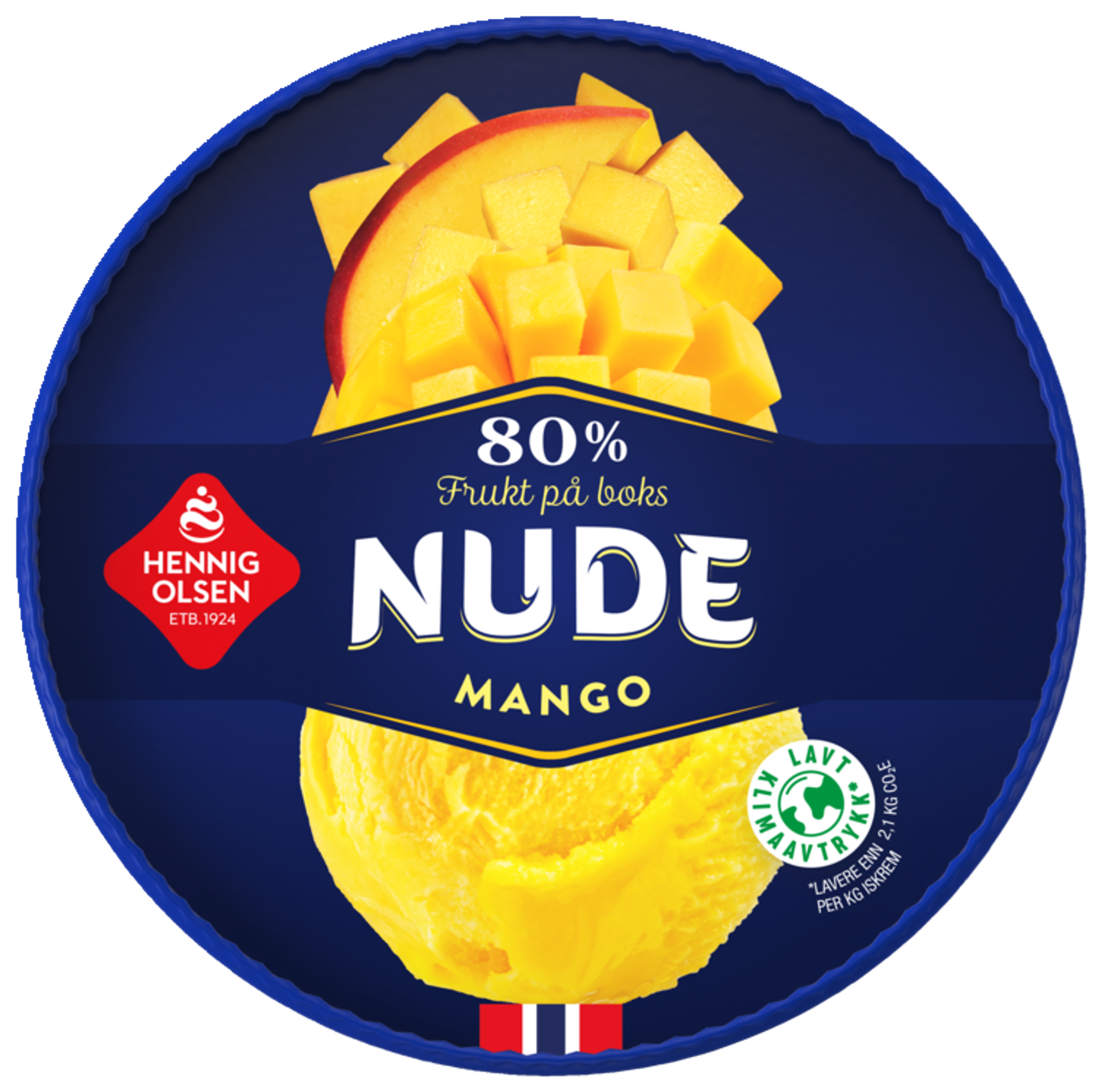 Nude Mango Sorbet 500ml 80% Frukt - 3N