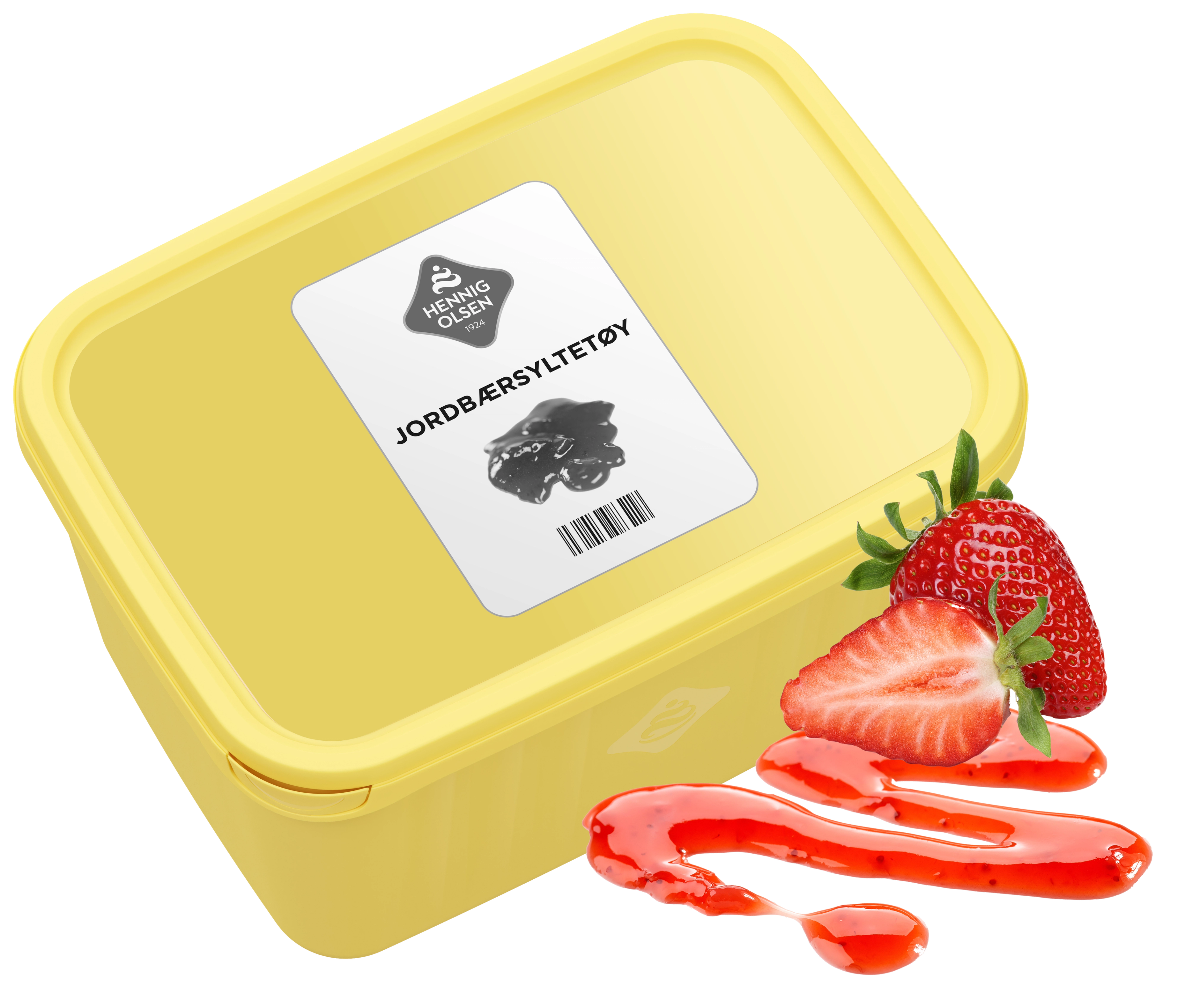 Jordbærsyltetøy 2l