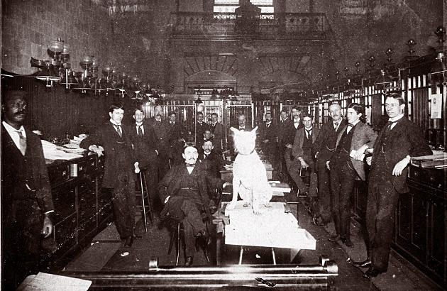 The original Prince, photographed with bankers of Pittsburg.