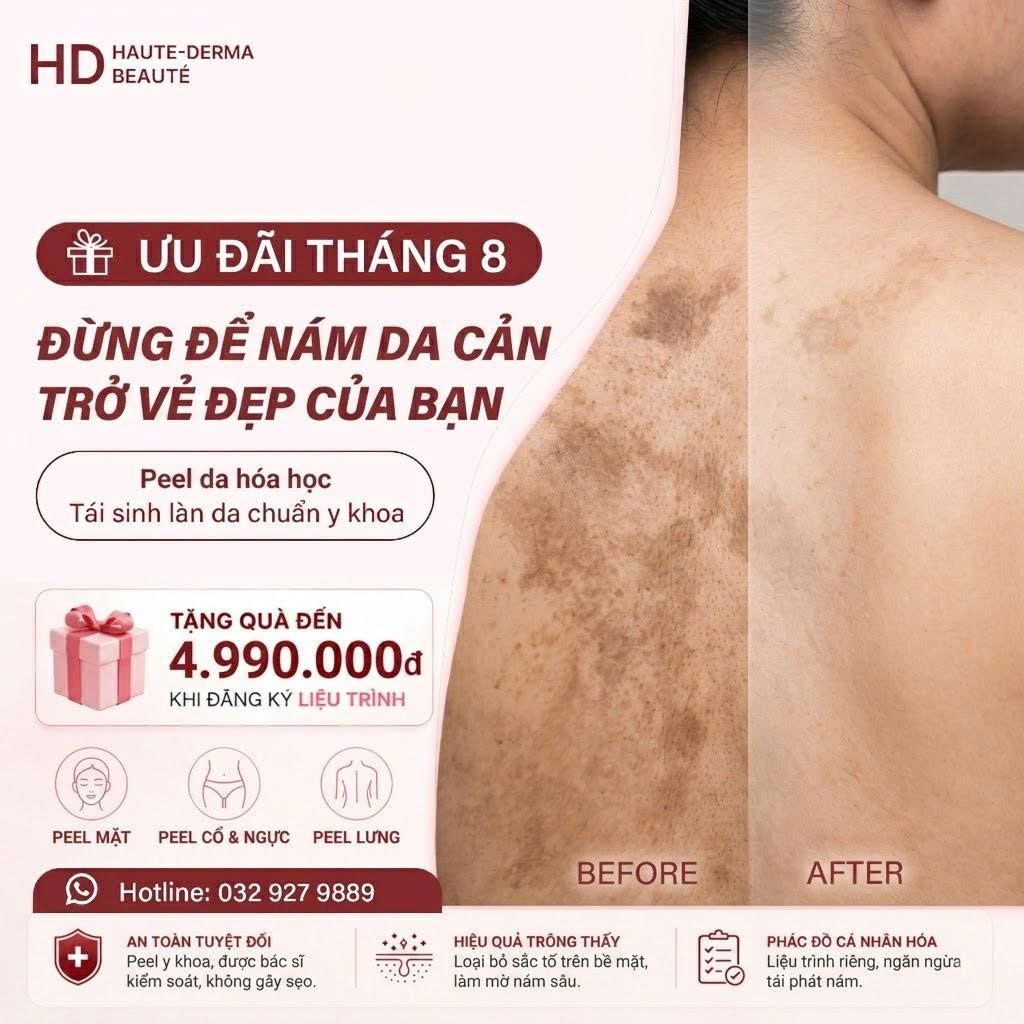 Tái Tạo Làn Da Lưng – Mịn Màng Từ Mọi Góc Nhìn