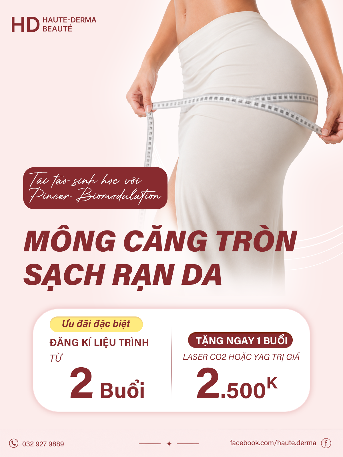 Ưu đãi trị rạn mông với Fractional CO₂