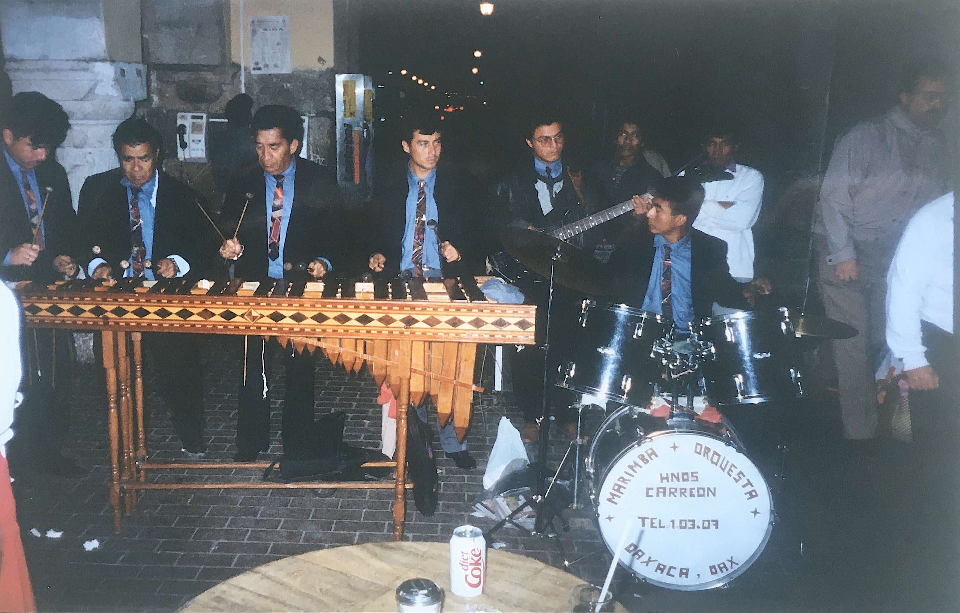 Oaxaca Mexico Marimba band.
