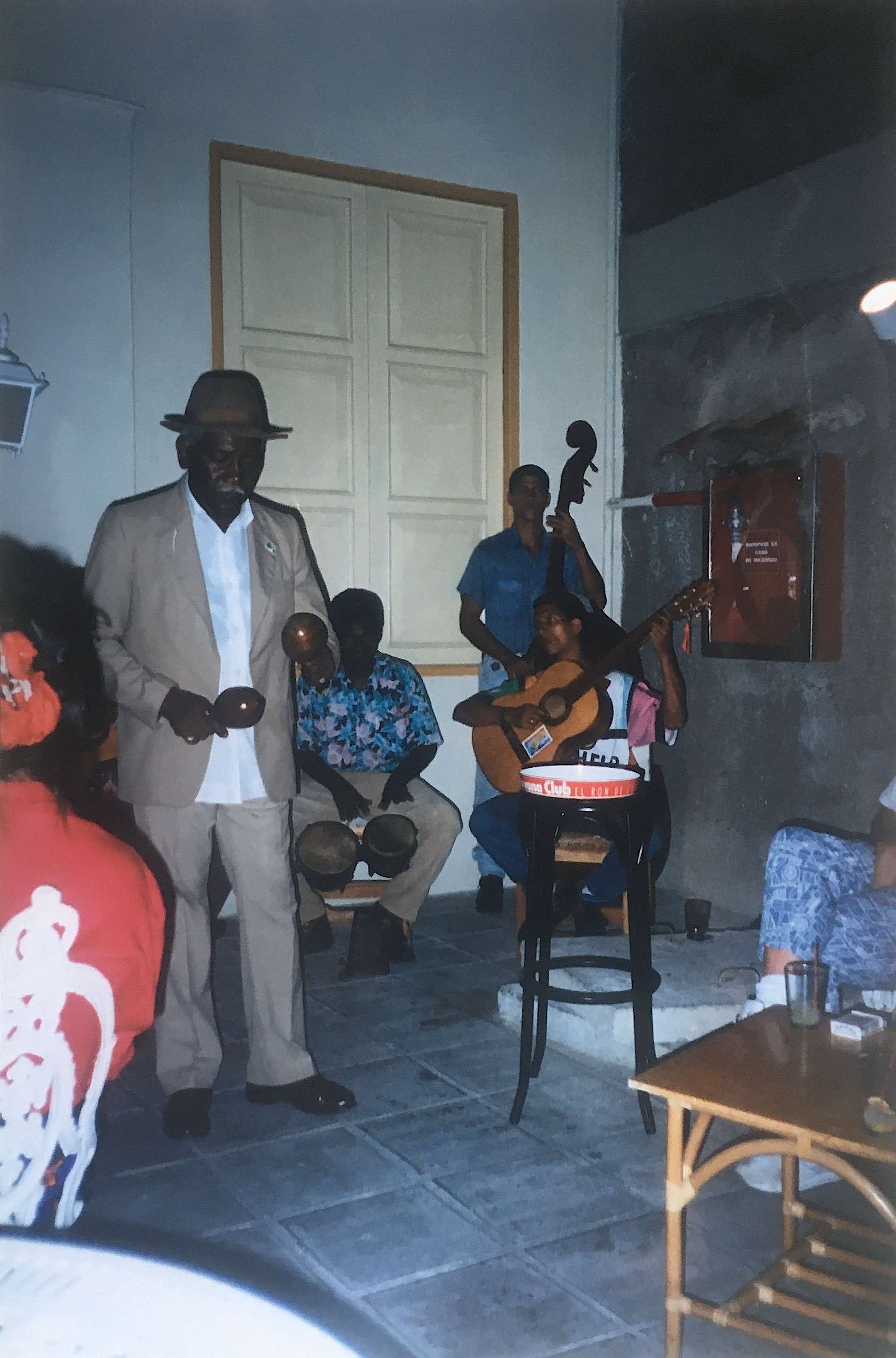 Santiago de Cuba, Cuba. Some of these musicians I met ended up Buena vista social club some years after.
