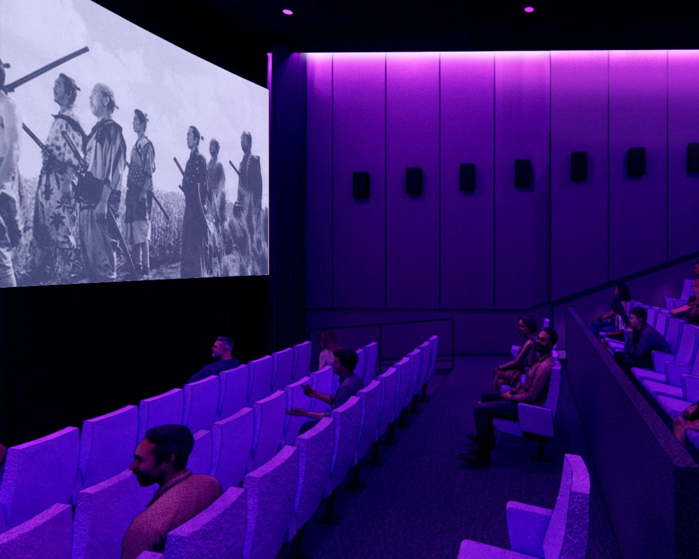purple cinema