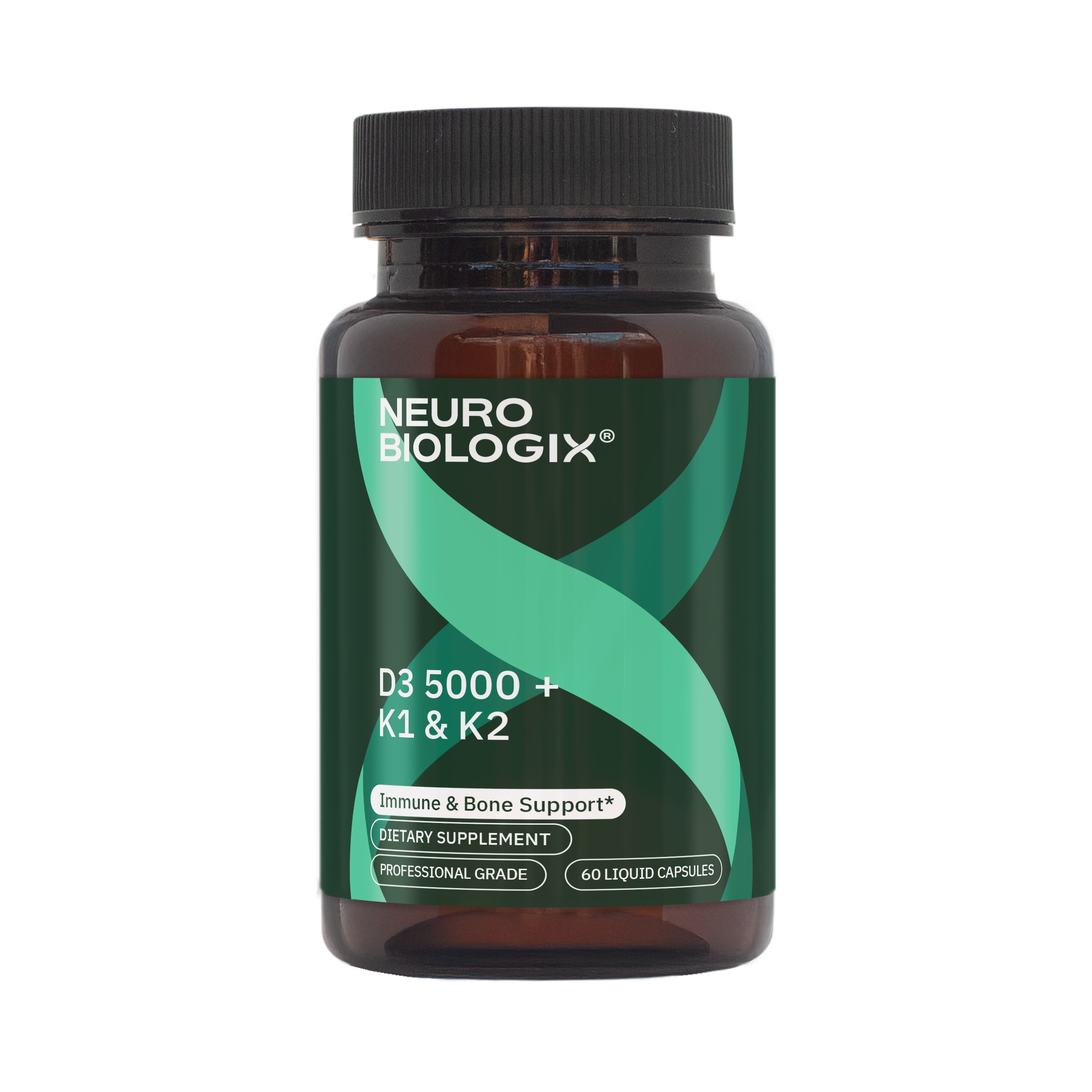 D3 5000 + K1&K2 Vitamin D + K for Cardiovascular & Bone Health* image