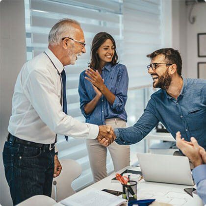 Anchor advisers discussing mortgage options with a client