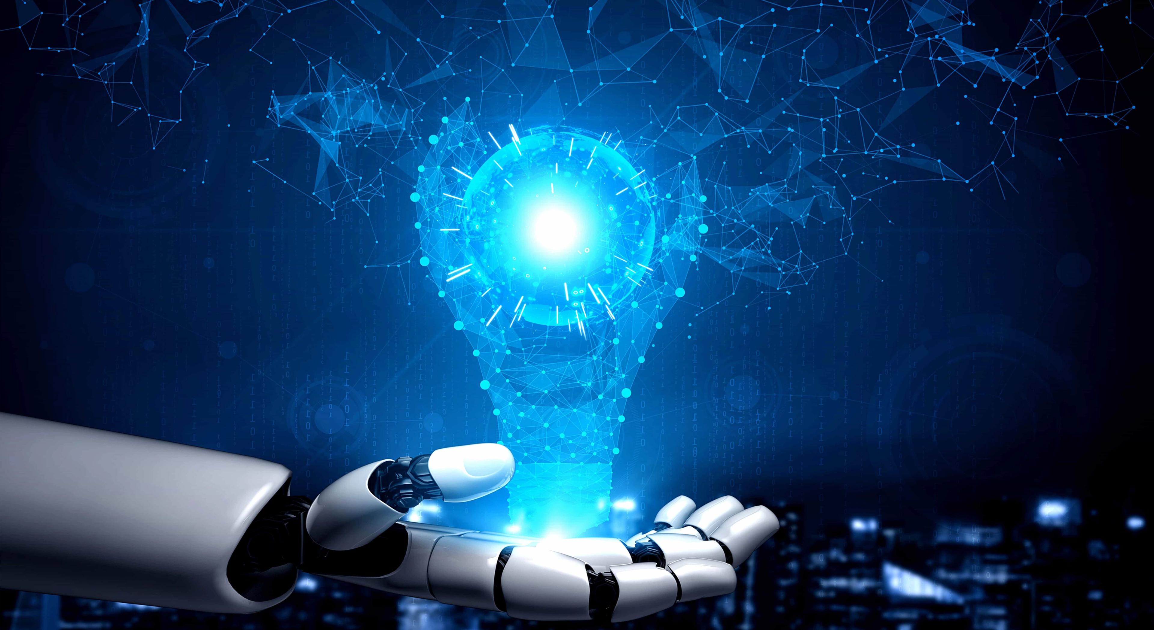 Smart AI agents analyzing and executing business processes