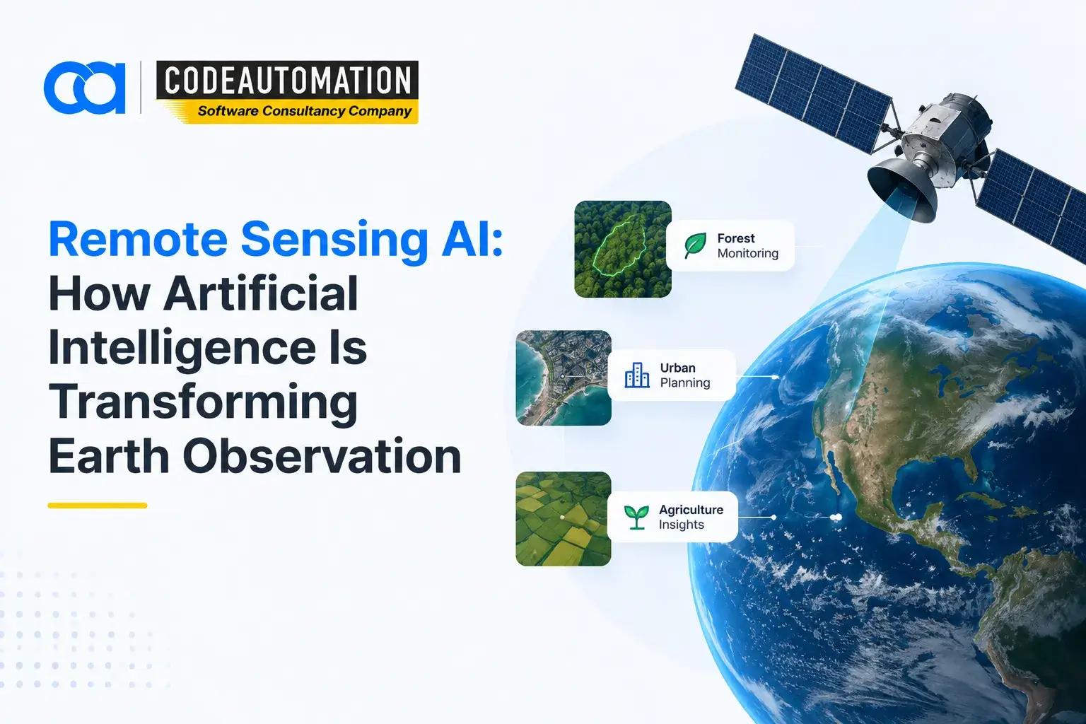 Remote Sensing AI How Artificial Intelligence Is Transforming Earth Observation