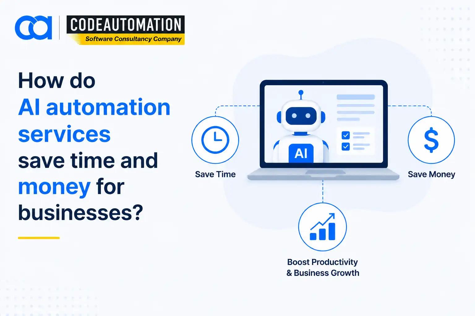 How Do AI Automation Services Save Time and Money for Businesses?