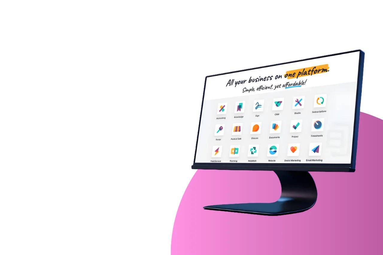 Hero image showcasing Odoo ERP solutions for business optimization, with CodeAutomation’s custom Odoo ERP services for streamlining operations.