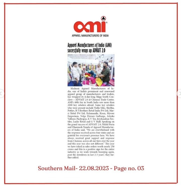 ADVAIT 2.0 — press clipping 11 press clipping