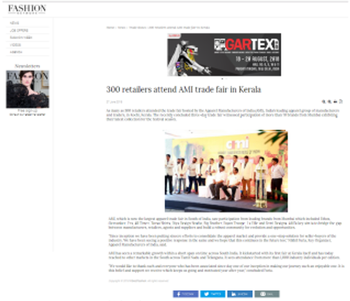 Fashion Network press clipping