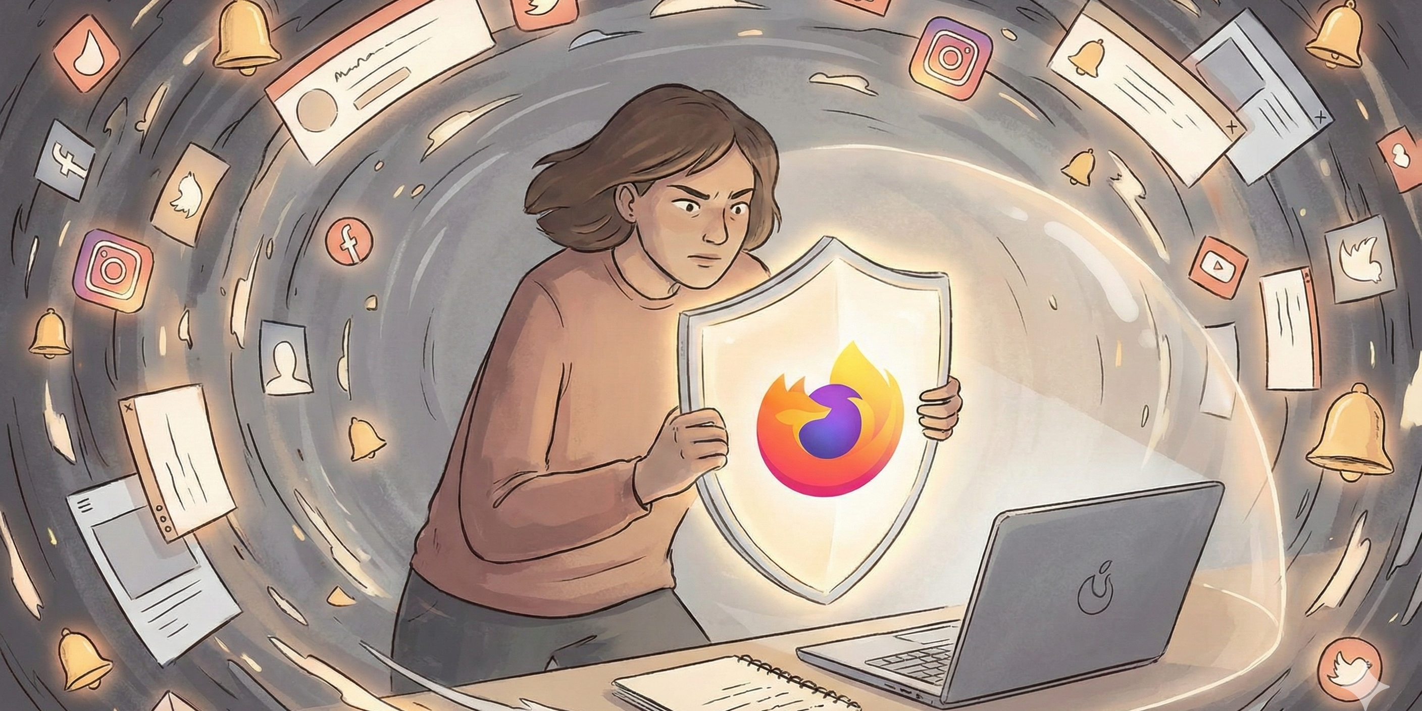 Defending against Attention Grabbing Platforms in Firefox
