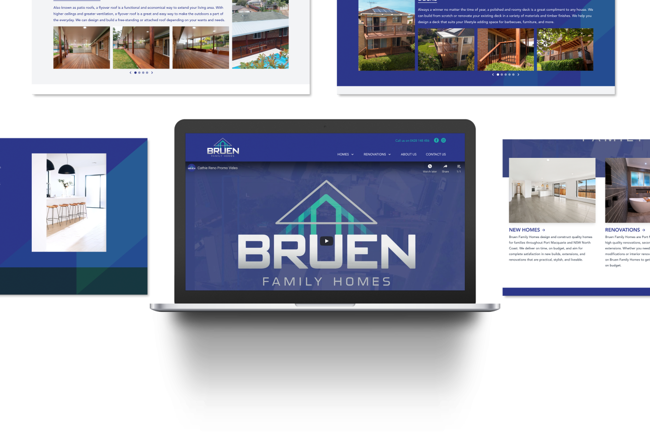 Website Development for Bruen Family Homes