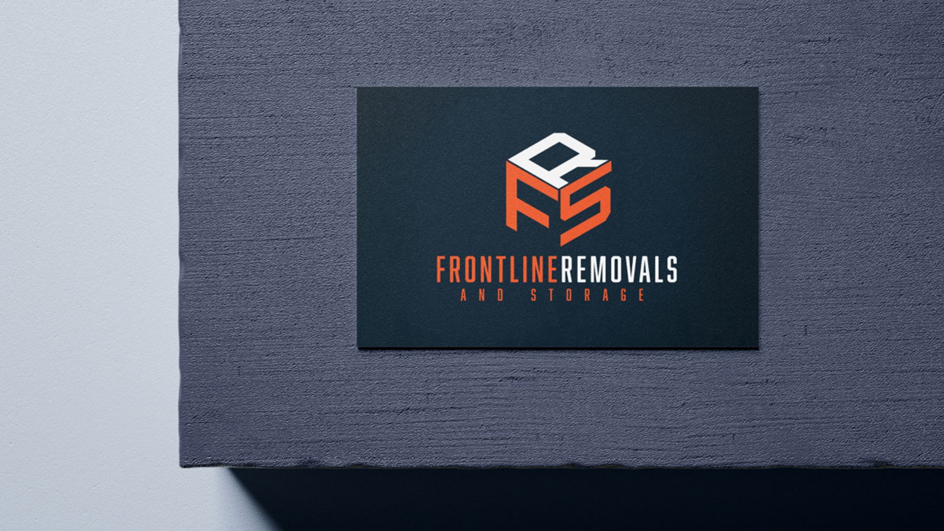 Graphic Design services for  Frontline Removals & Storage