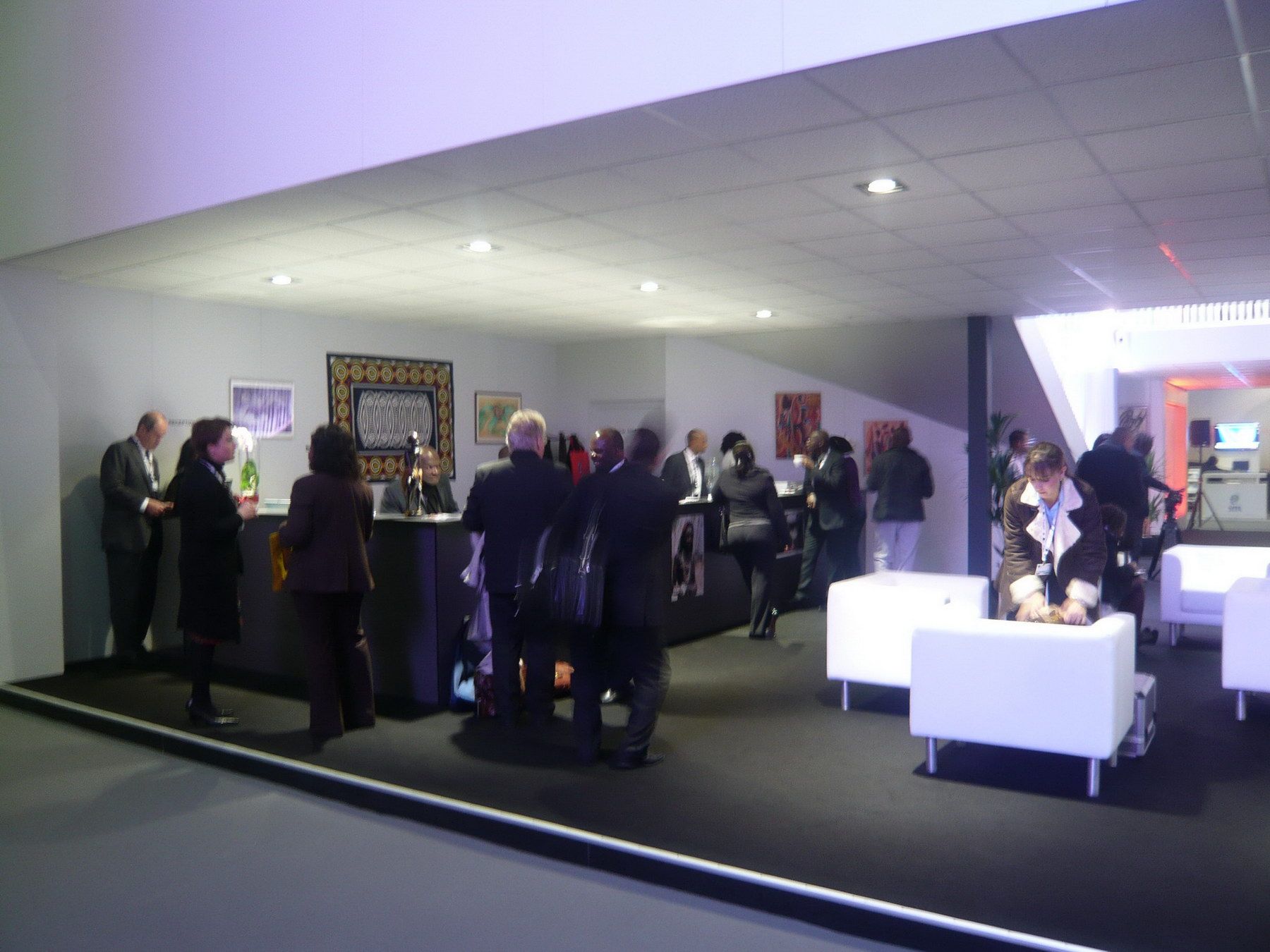 Interior reception and meeting area — Angola · ITU