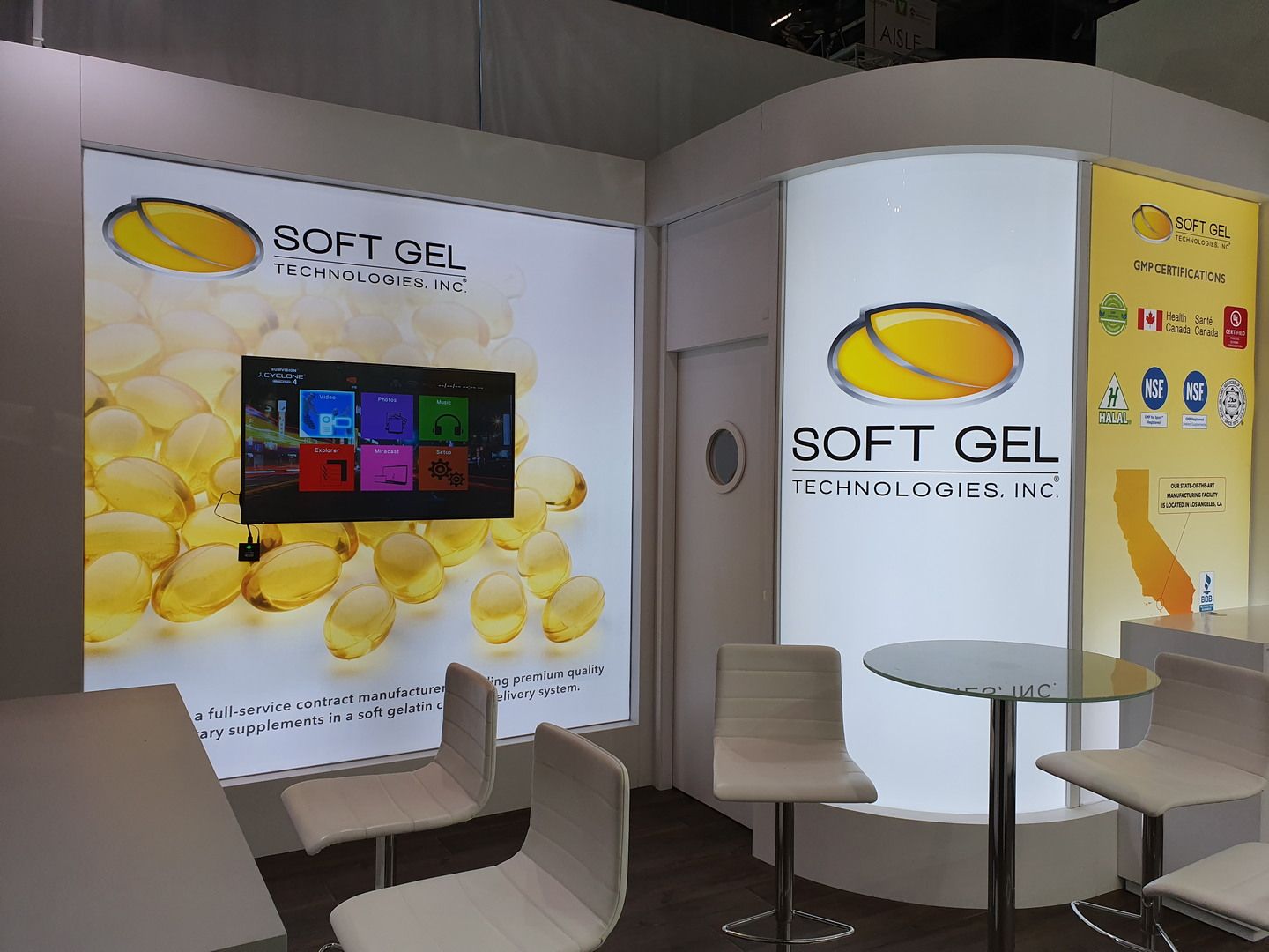 Stand SoftGel Technologies — Vitafoods