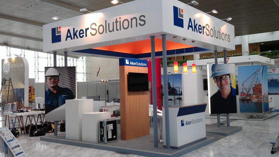 AKER Solutions exhibition stand