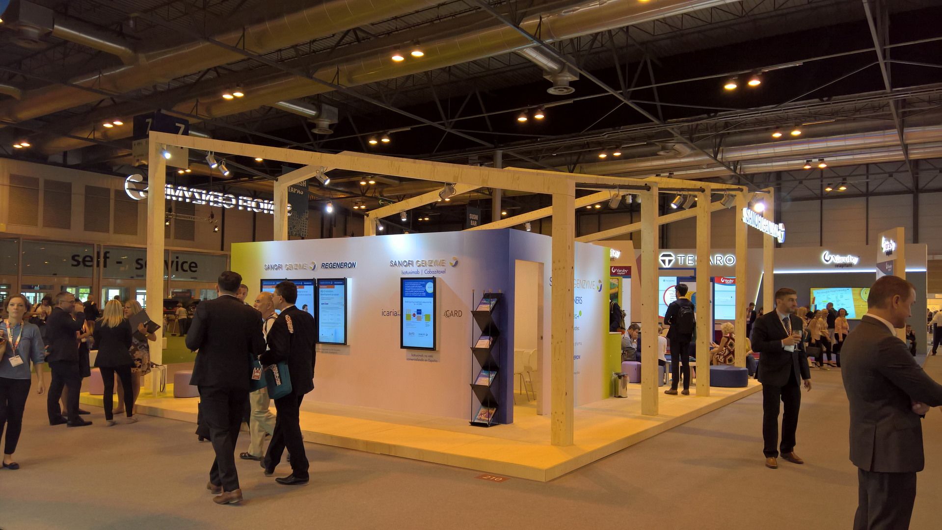 Information panels and reception within the framework — Sanofi Genzyme · ESMO
