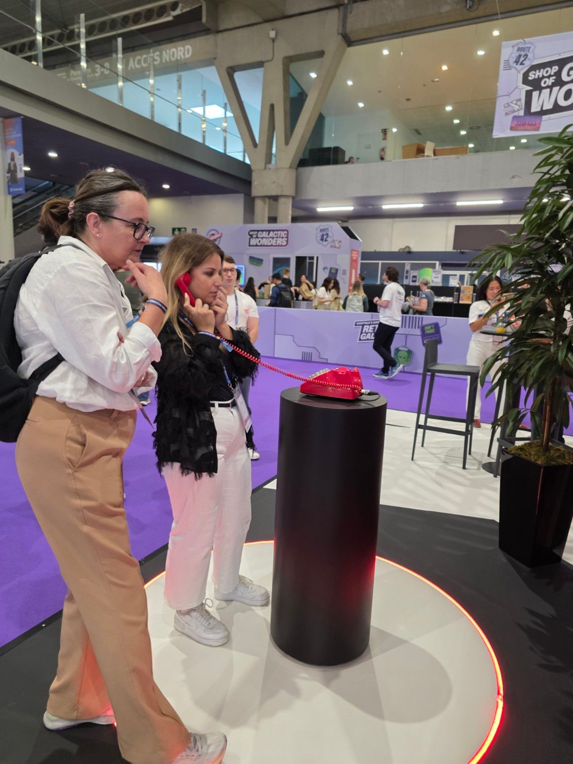 Wunderkind exhibition stand at Shoptalk Europe 2025, Barcelona, in collaboration with Spiro. View 3.