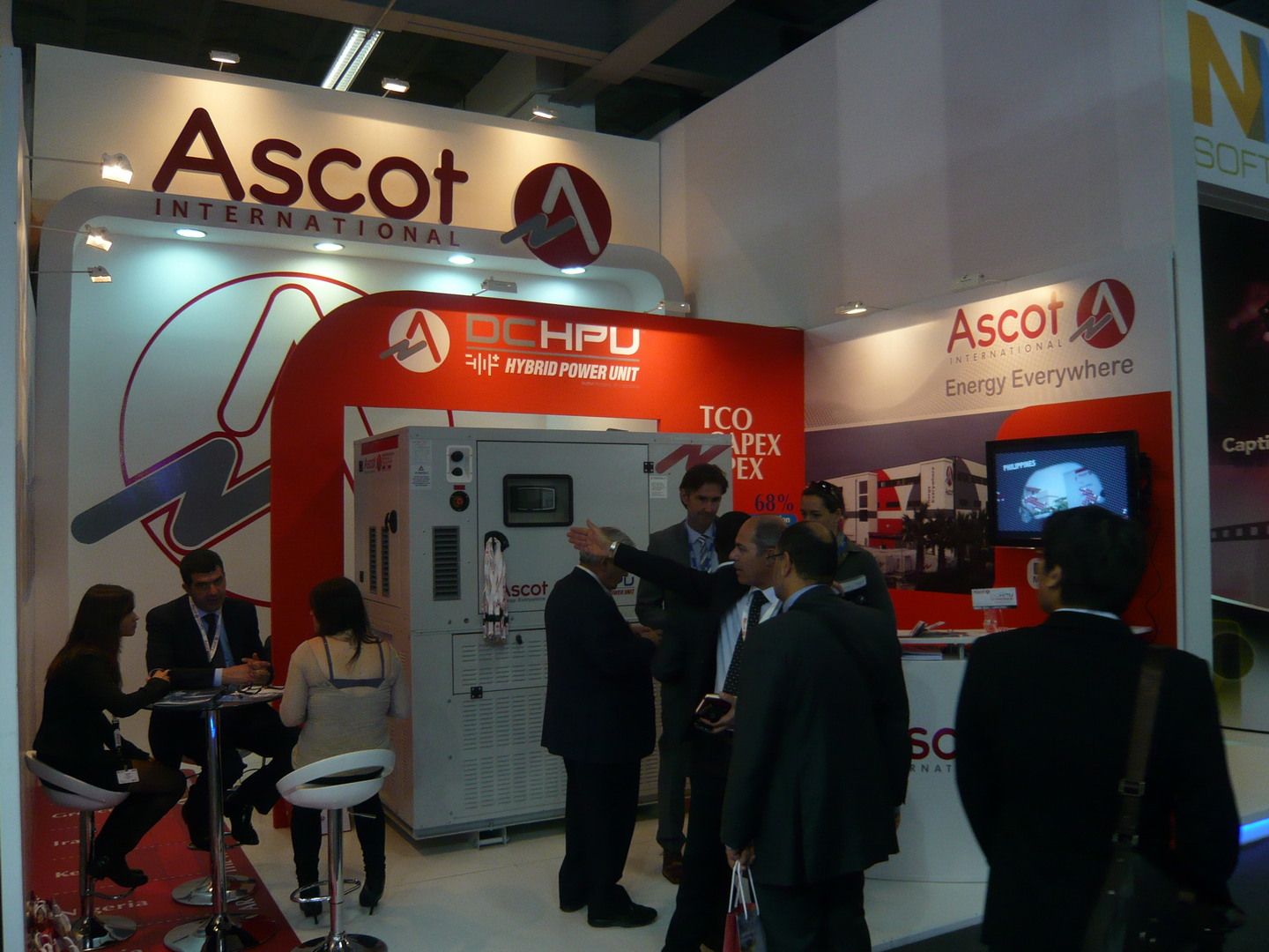 Ascot — MWC exhibition stand
