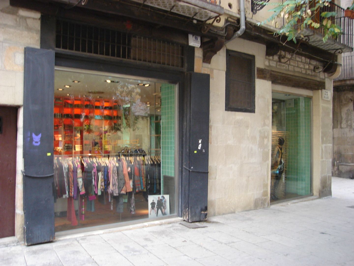 Custo Barcelona store façade with street-facing shop windows