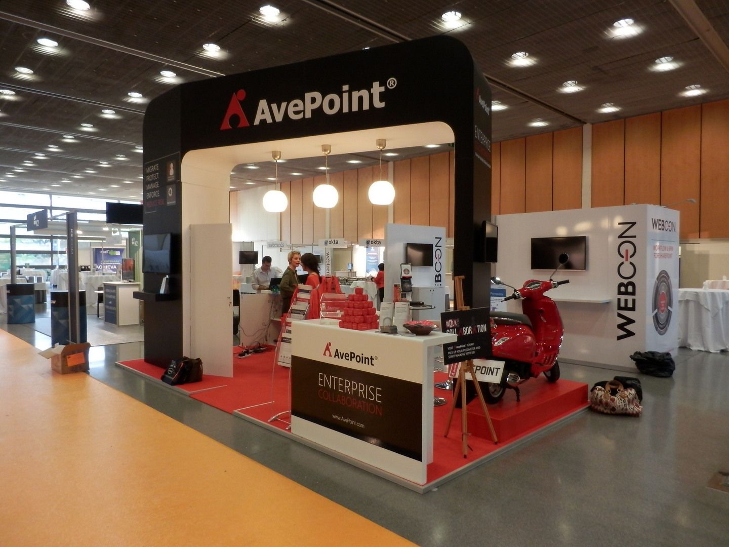 AvePoint exhibition stand