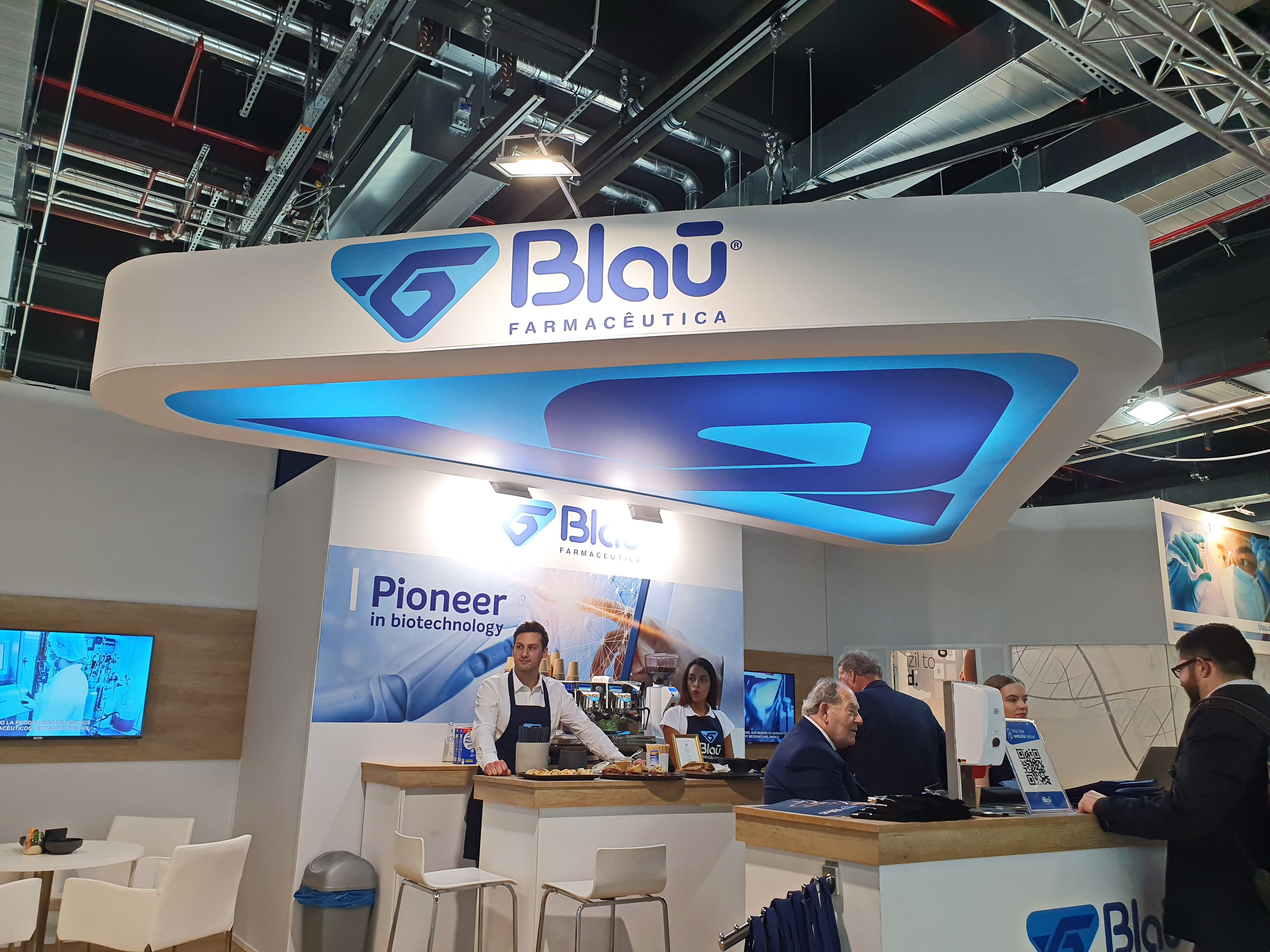 Stand Blau — CPHI
