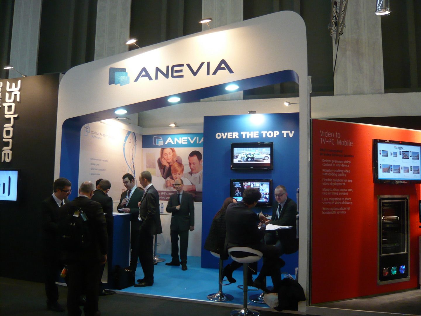 Anevia — MWC exhibition stand
