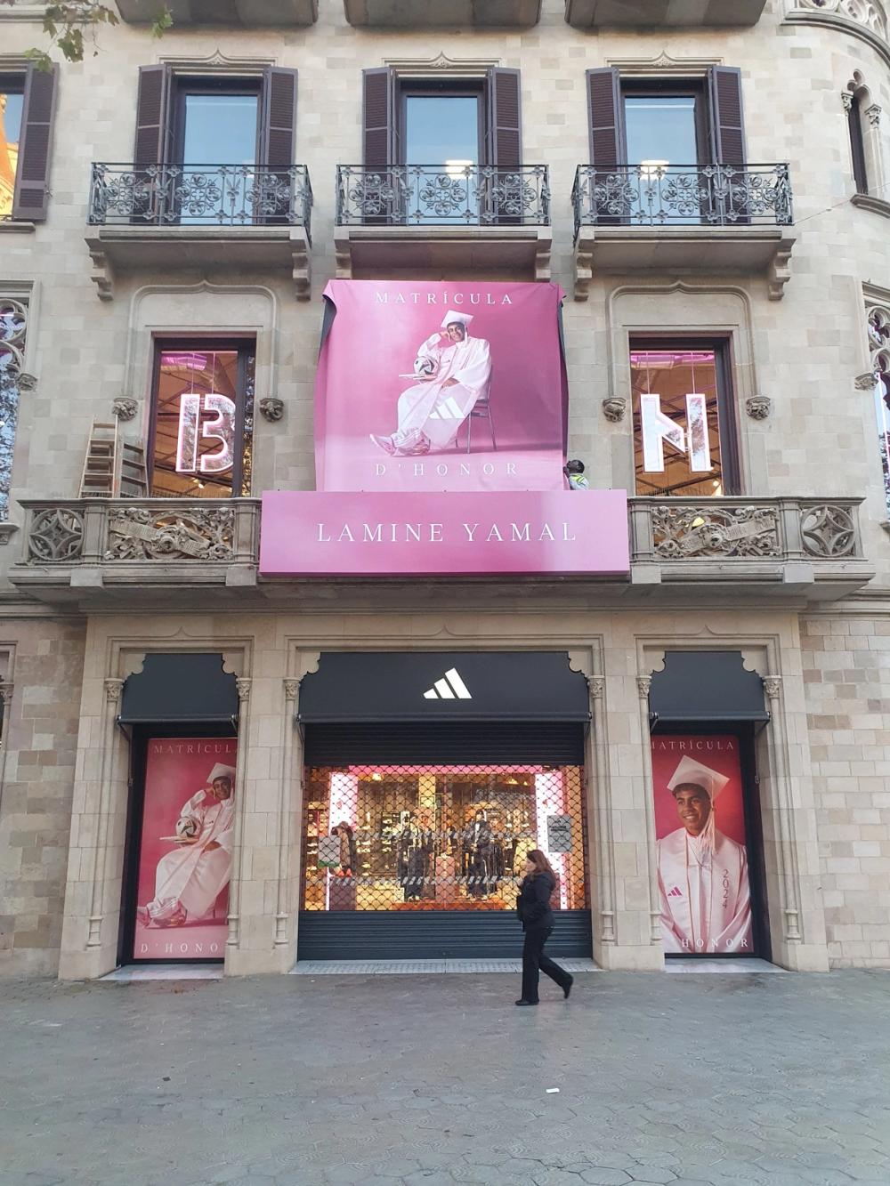 Adidas · Lamine Yamal Store Activation Barcelona 2024