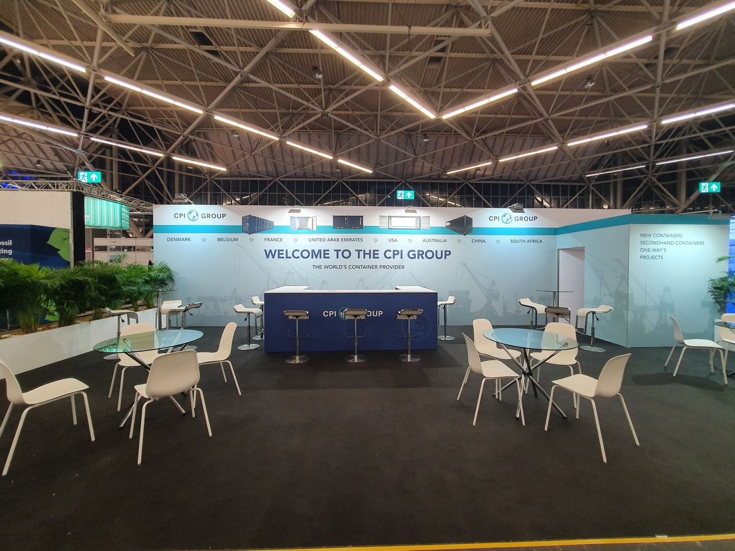 CPI Group stand at Intermodal Europe 2022 at RAI Amsterdam for the logistics and shipping sector
