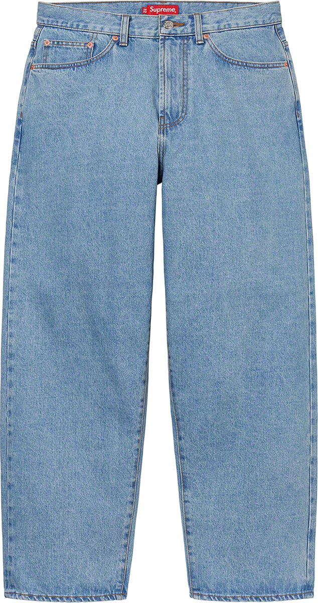 Supreme Baggy Jean Washed Blue サイズ30 Supreme Trademark Jacquard Baggy Jean Washed Blue Men's