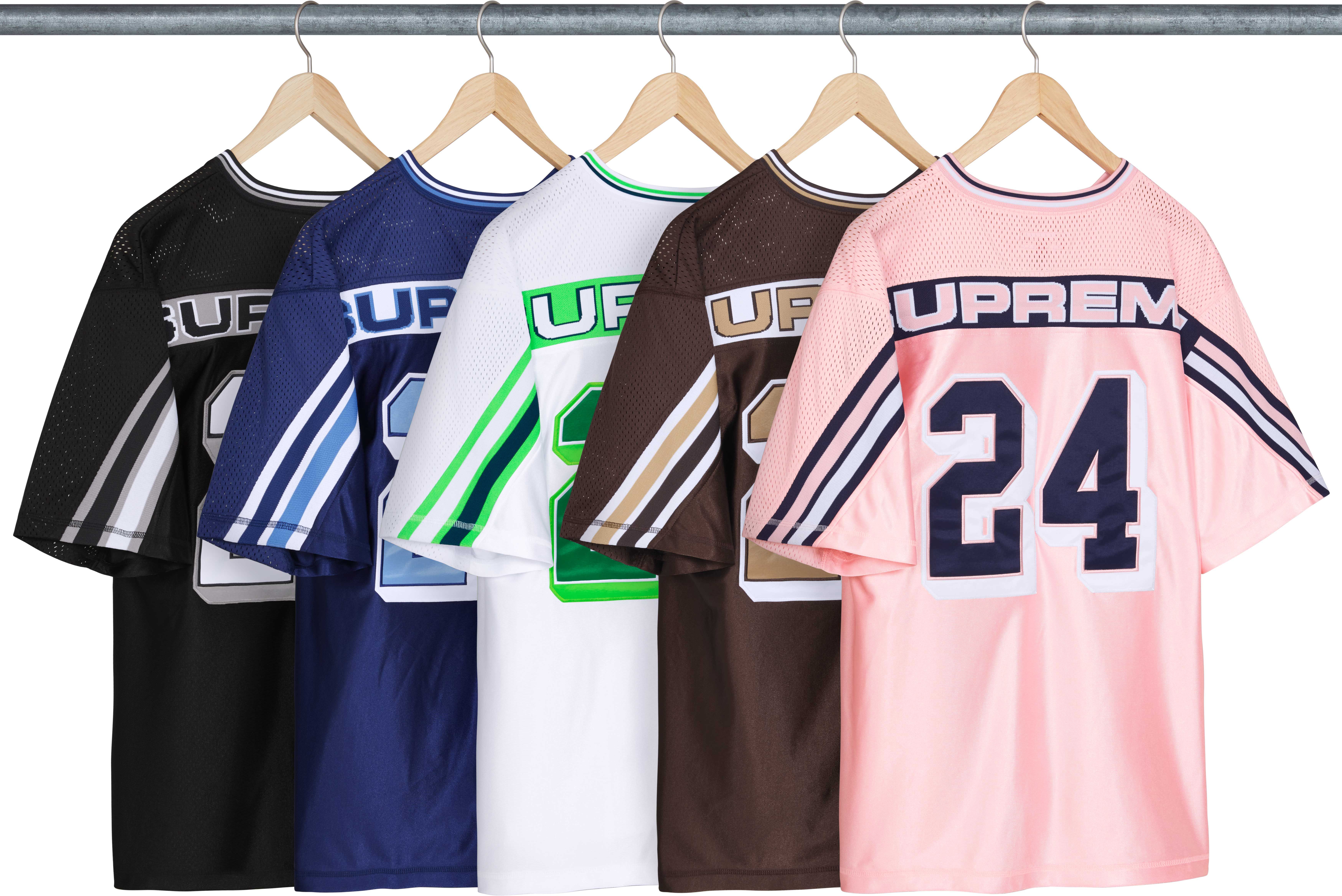 Supreme Stripe Zip L/S Polo ポロ Supreme Stripe Zip L S Polo (FW24) - $128