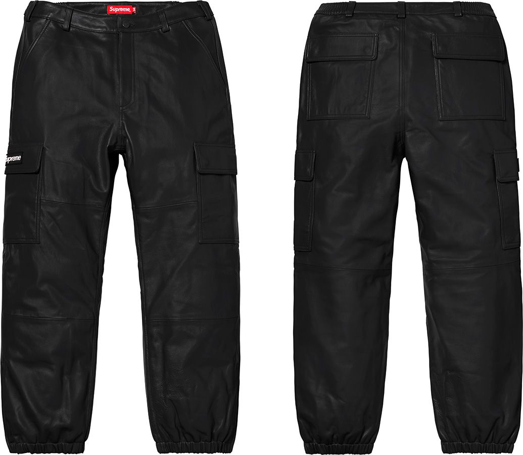 希少！Supreme 18AW Leather Cargo Pant Fall/Winter 2018 Preview – Supreme
