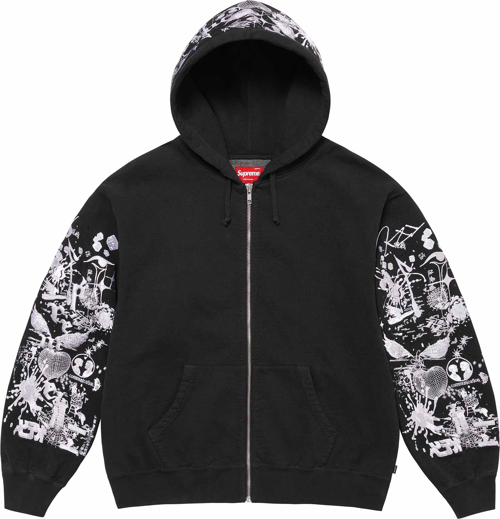 トップス Supreme AOI Icons Hooded Sweatshirt Supreme AOI Icons Hooded Sweatshirt (FW21) - $168