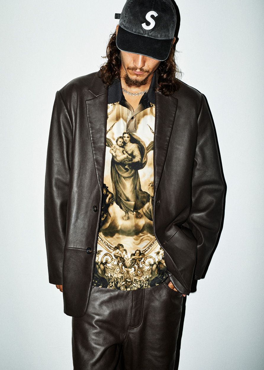 【street-fuck0911】supreme leather Supreme Number (N)ine Schott Perfecto Leather Jacket (FW25) - $1598