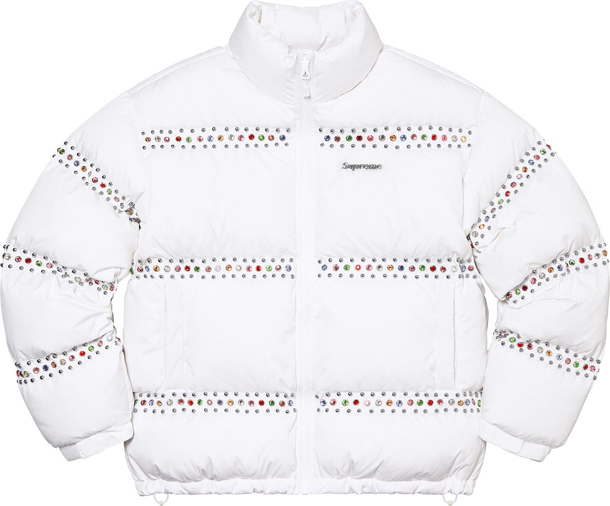16AW Supreme Logo Tape Puffy Jacket 【XL】 Supreme Logo Tape Puffy Jacket (FW16)