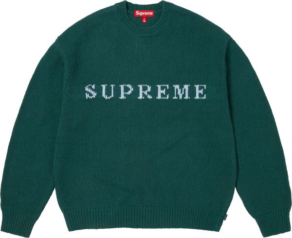 Contrast Logo Sweater